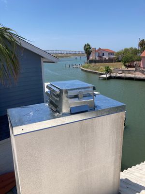 Chimney Cap & Chase Replacement using Custom Fabricated Steel
