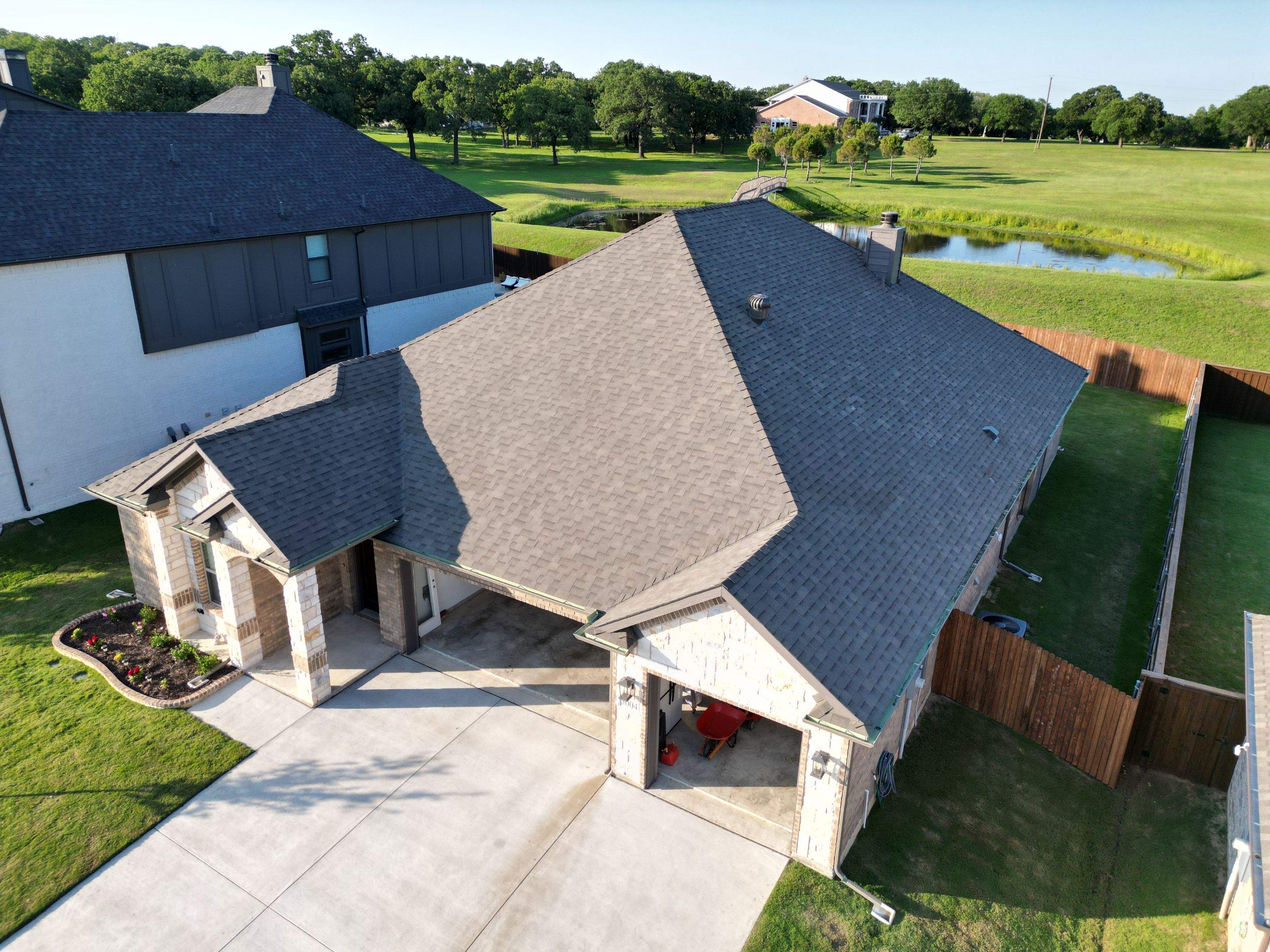 Residential Roofing Installation using Malarkey Vista AR by Harvey Roofing & Construction