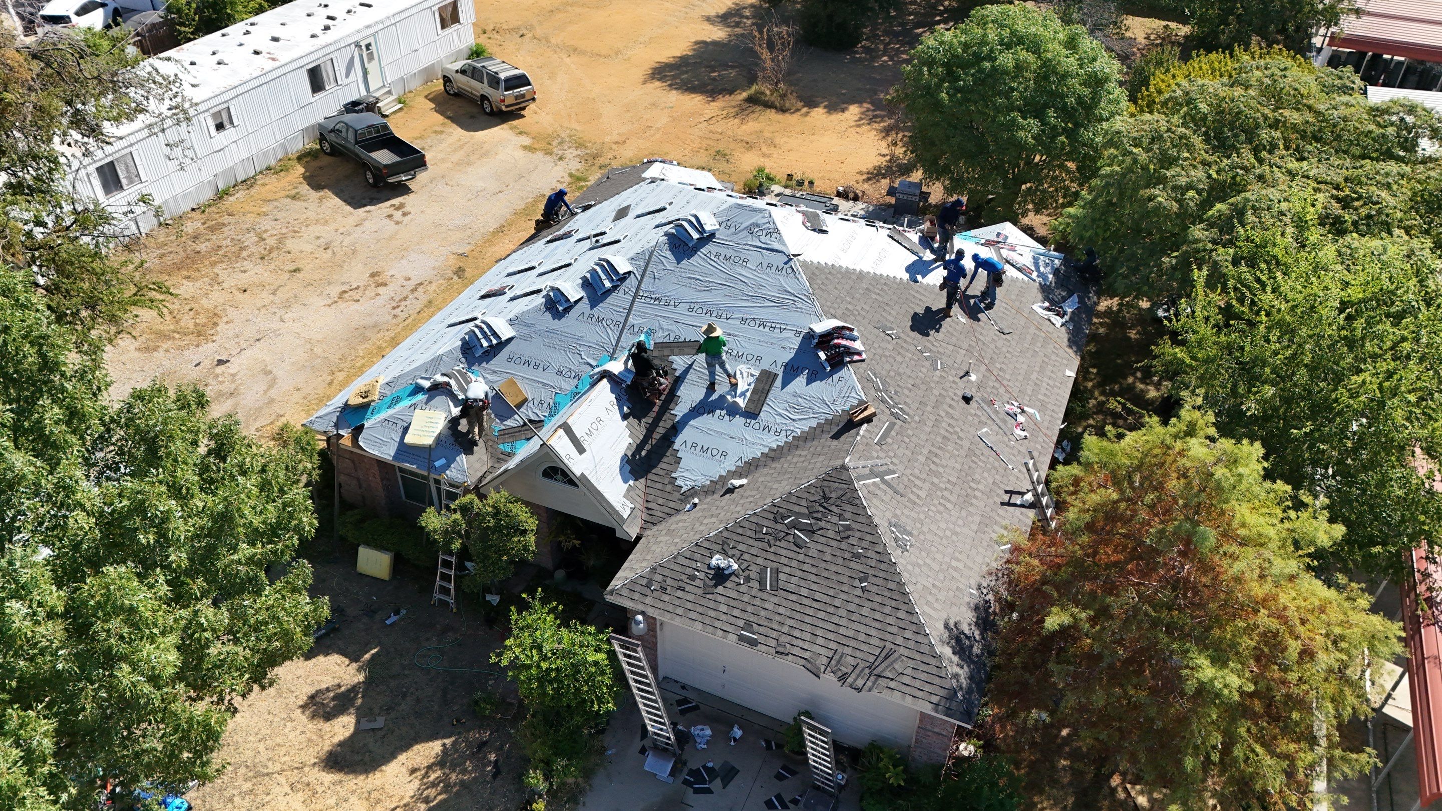 Fort Worth Full Roof Replacement and Solar Panel Reset by Armor Roofing | Exteriors