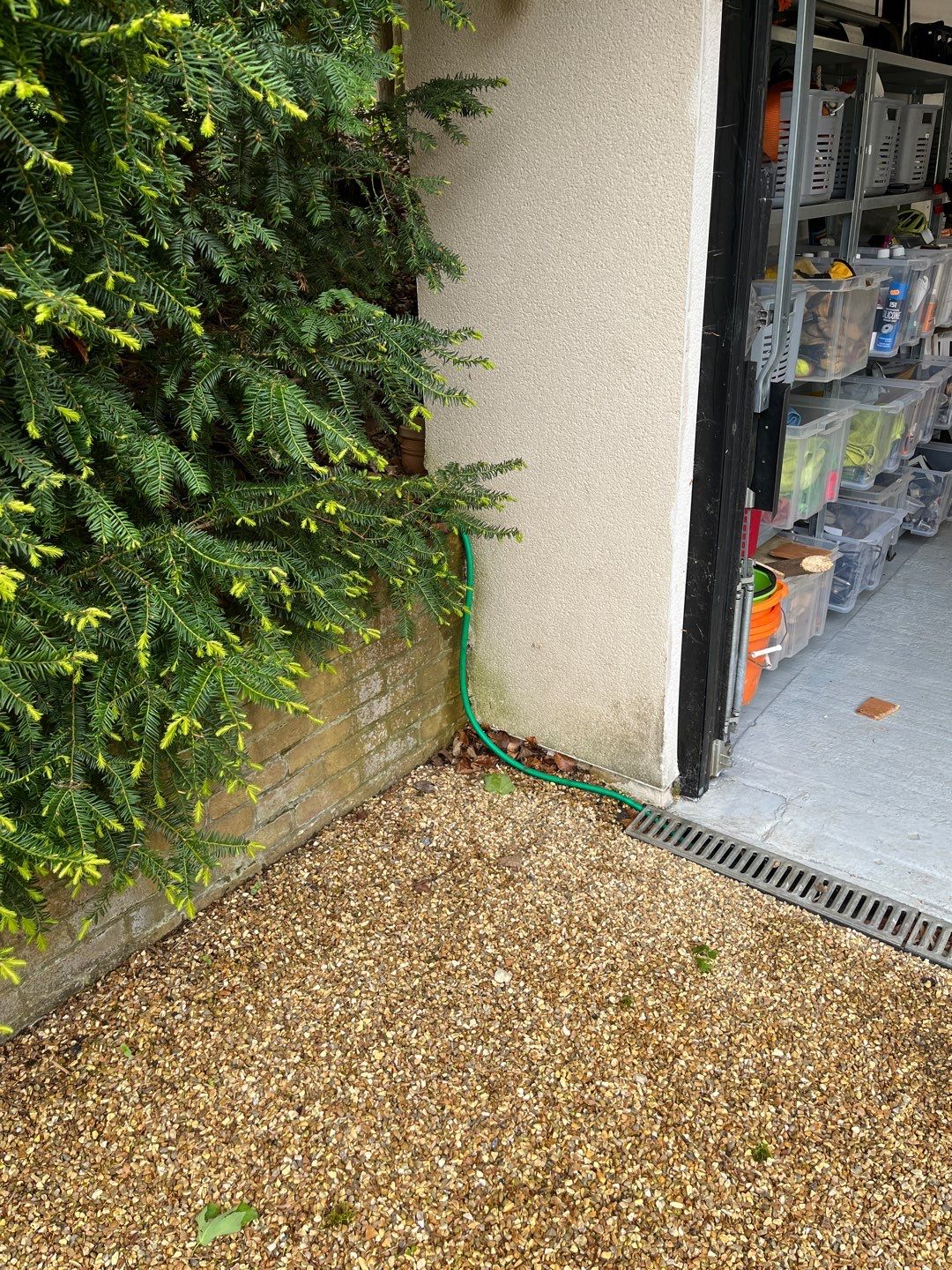 Ongoing render and exterior clean for wedding preperations. using Softwash Equipment by Ges Exterior Cleaning ltd