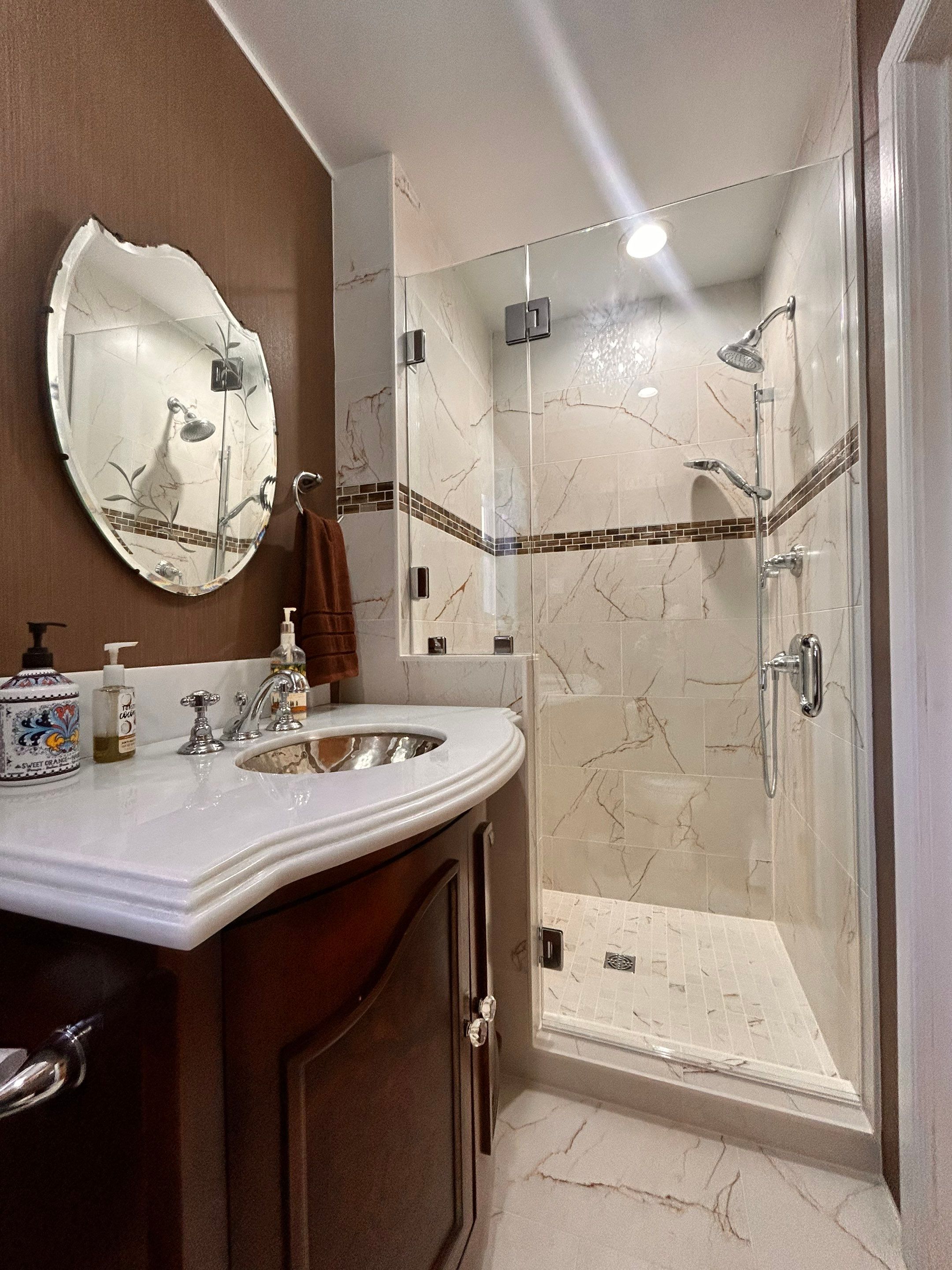 Frameless Shower Enclosure by Cheshire Glass Company