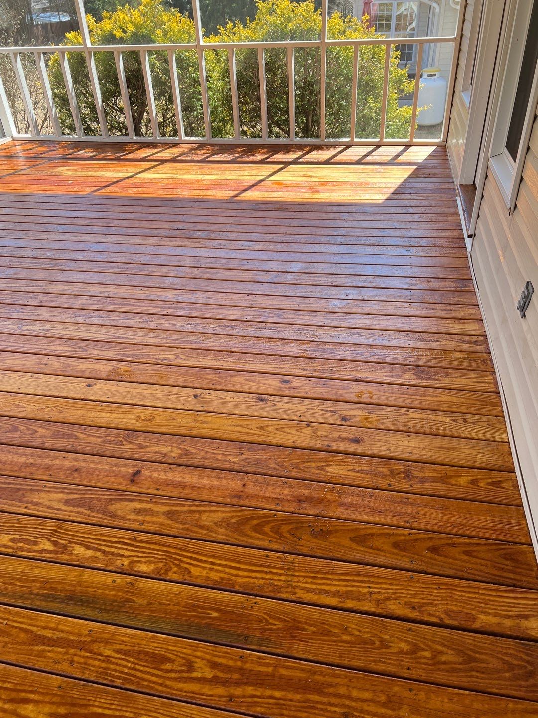 Coated Deck using Wood Sealant by DuraSeal