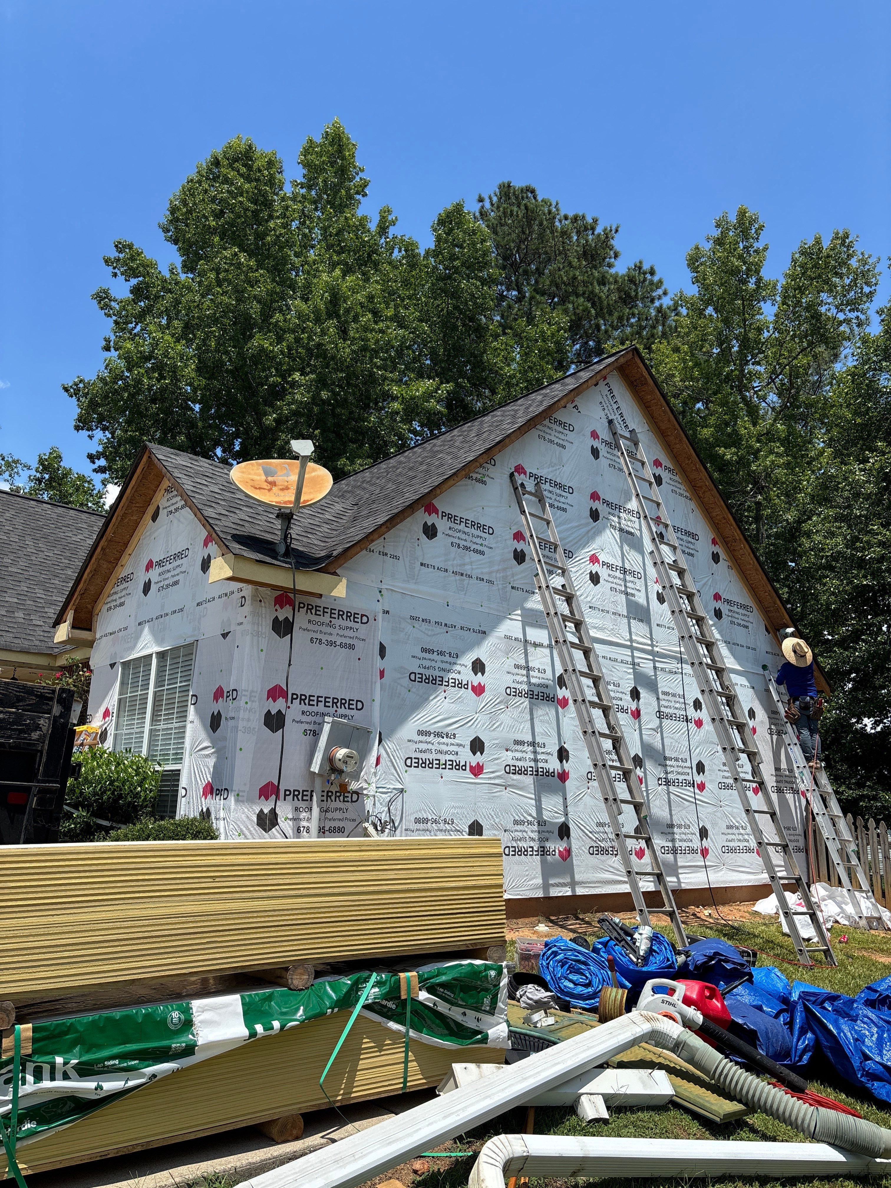 Siding replacement  by Deerfield Roofing LLC