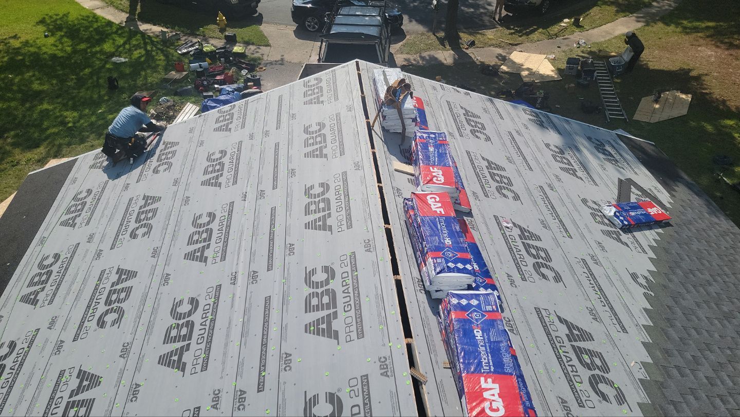 Roof Installation using GAF Timberline HDZ by ExteriorPros