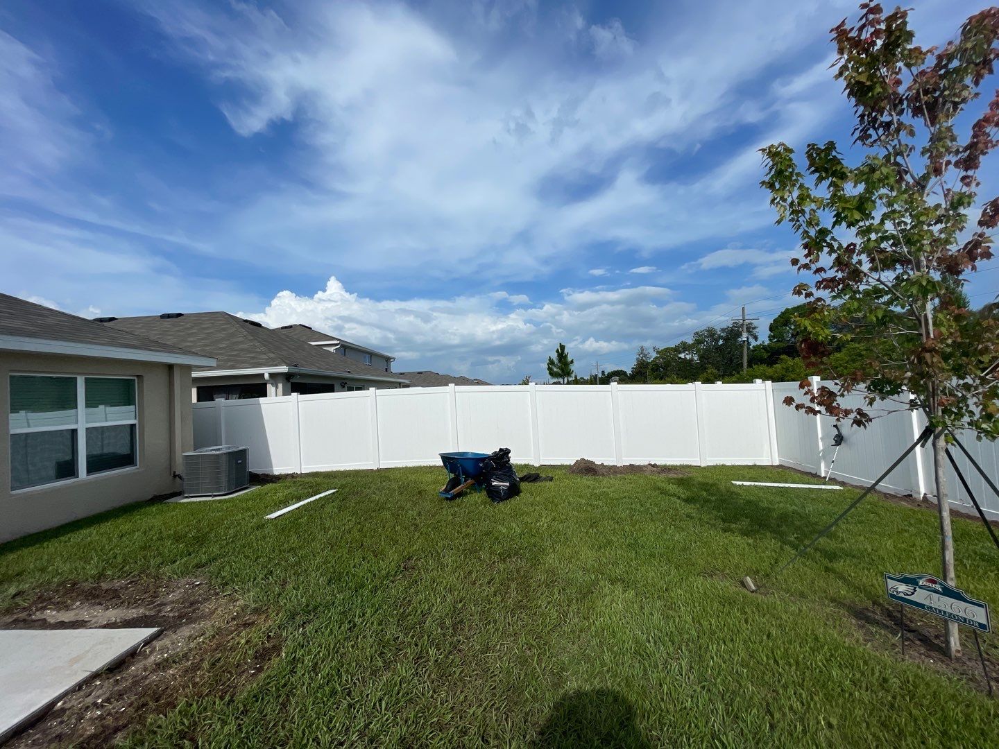 Vinyl Fence Installation using 6ft White Vinyl Picket Fence by Asap fence and gates, LLC