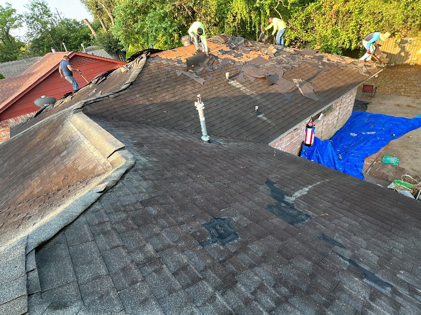 Residential Roofing Installation using Owen's Corning Duration (Lifetime) Shingles by Roof Repair Company