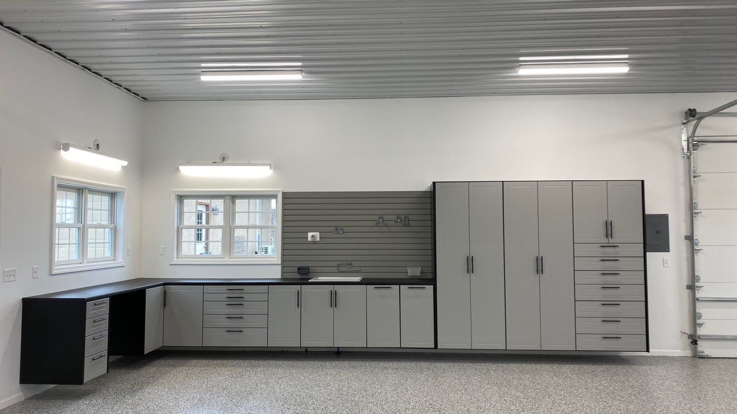 Pat F. gets a beautiful remodeled garage! by Banner Garage