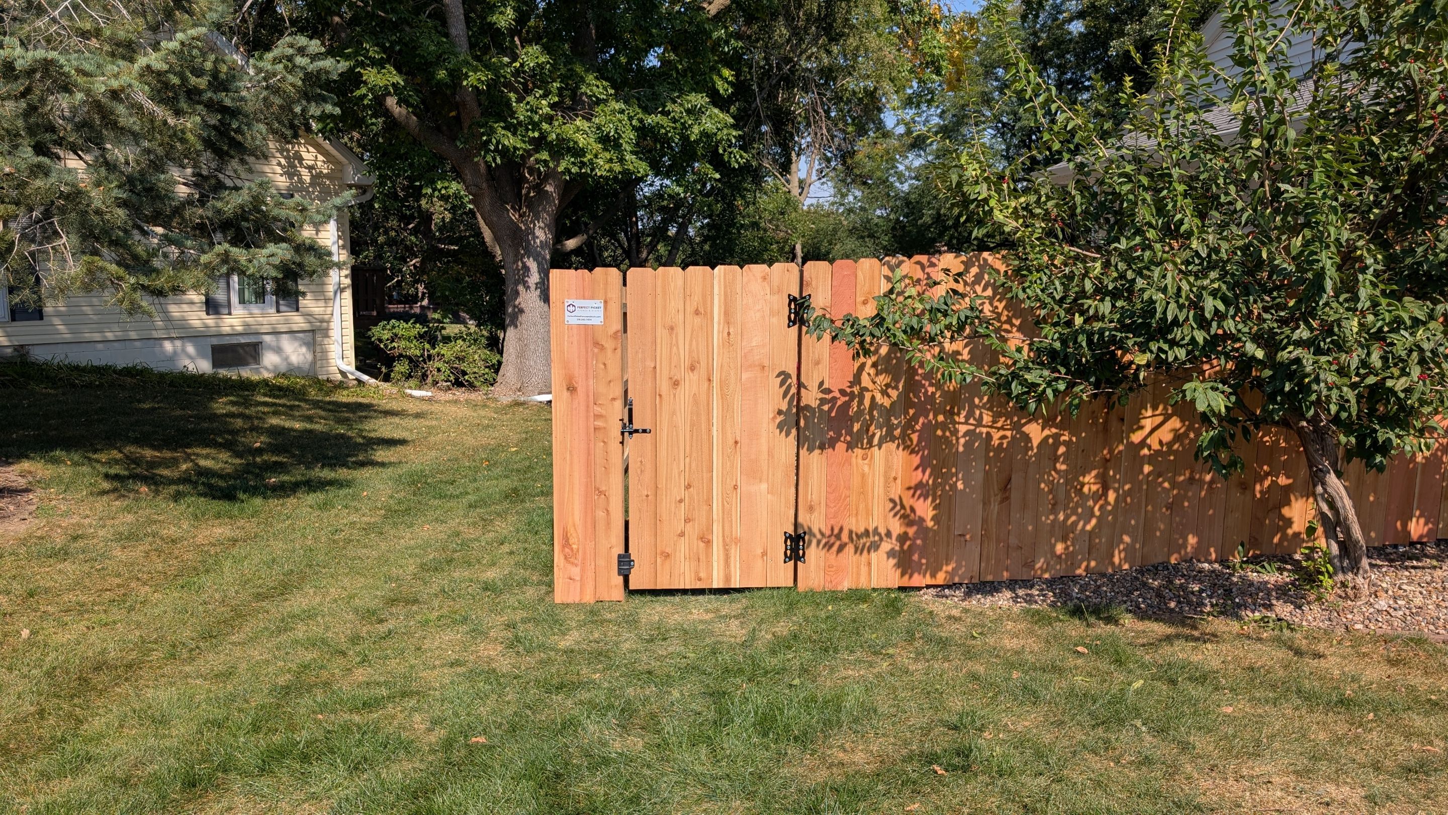 Project in Cedar Falls by Perfect Picket Fence and Stain