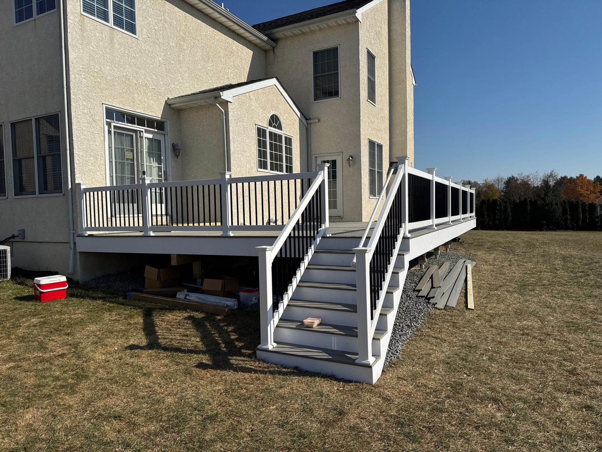 New Deck using Deckorators Venture - Color Saltwater by deck guardian