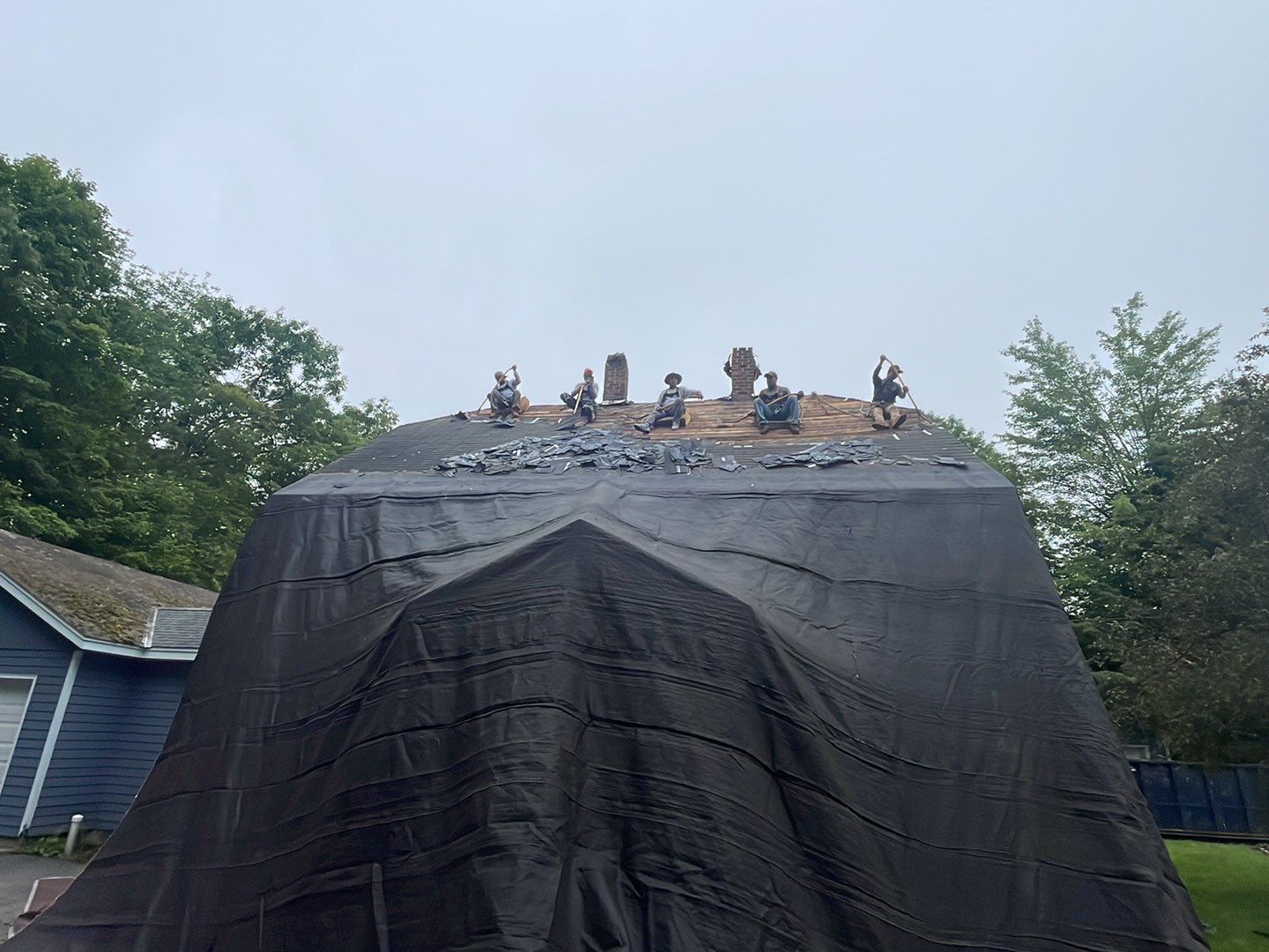 Residential Roofing Installation using GAF Timberline HDZ by Sensible Home Solutions