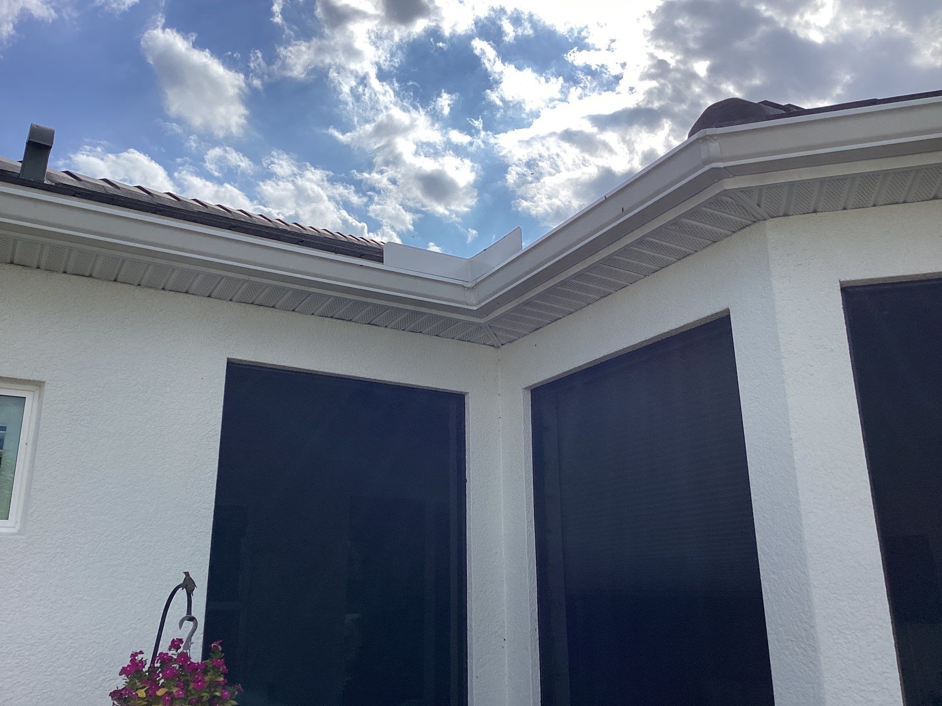 Seamless Gutter Installation Project in Sarasota FL by Gutter Professors