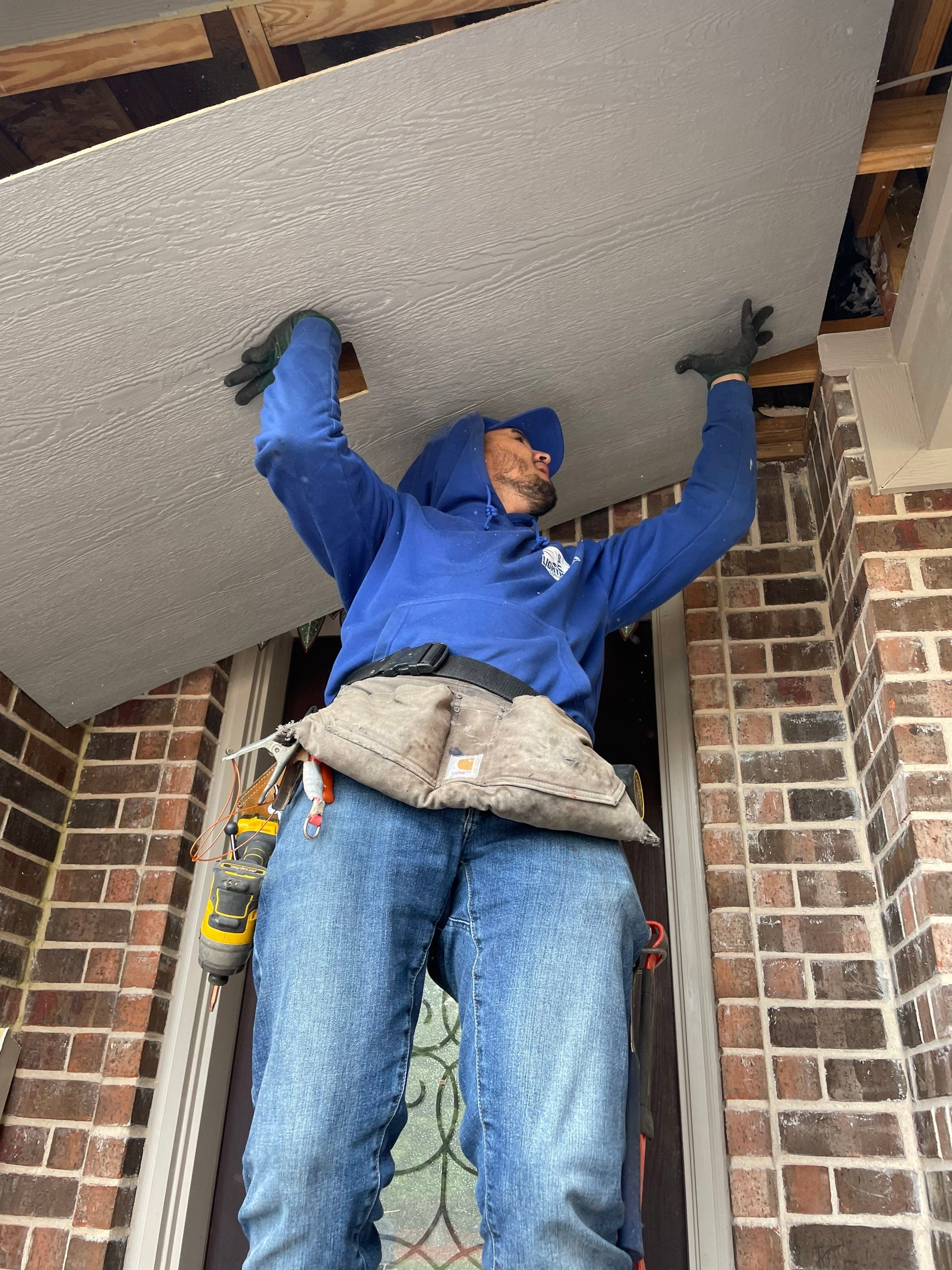 Residential Roofing Installation using GAF Timberline HDZ by Lighthouse Contractors
