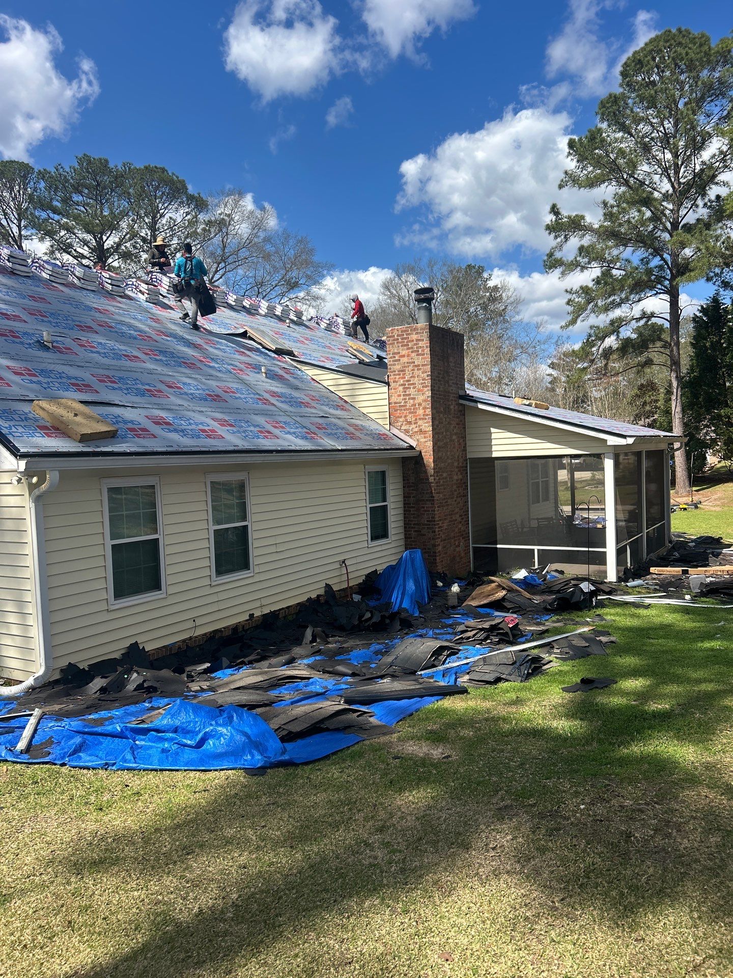 Residential Roof Replacement using GAF HDZ - Charcoal shingles by Elite Roofing LLC