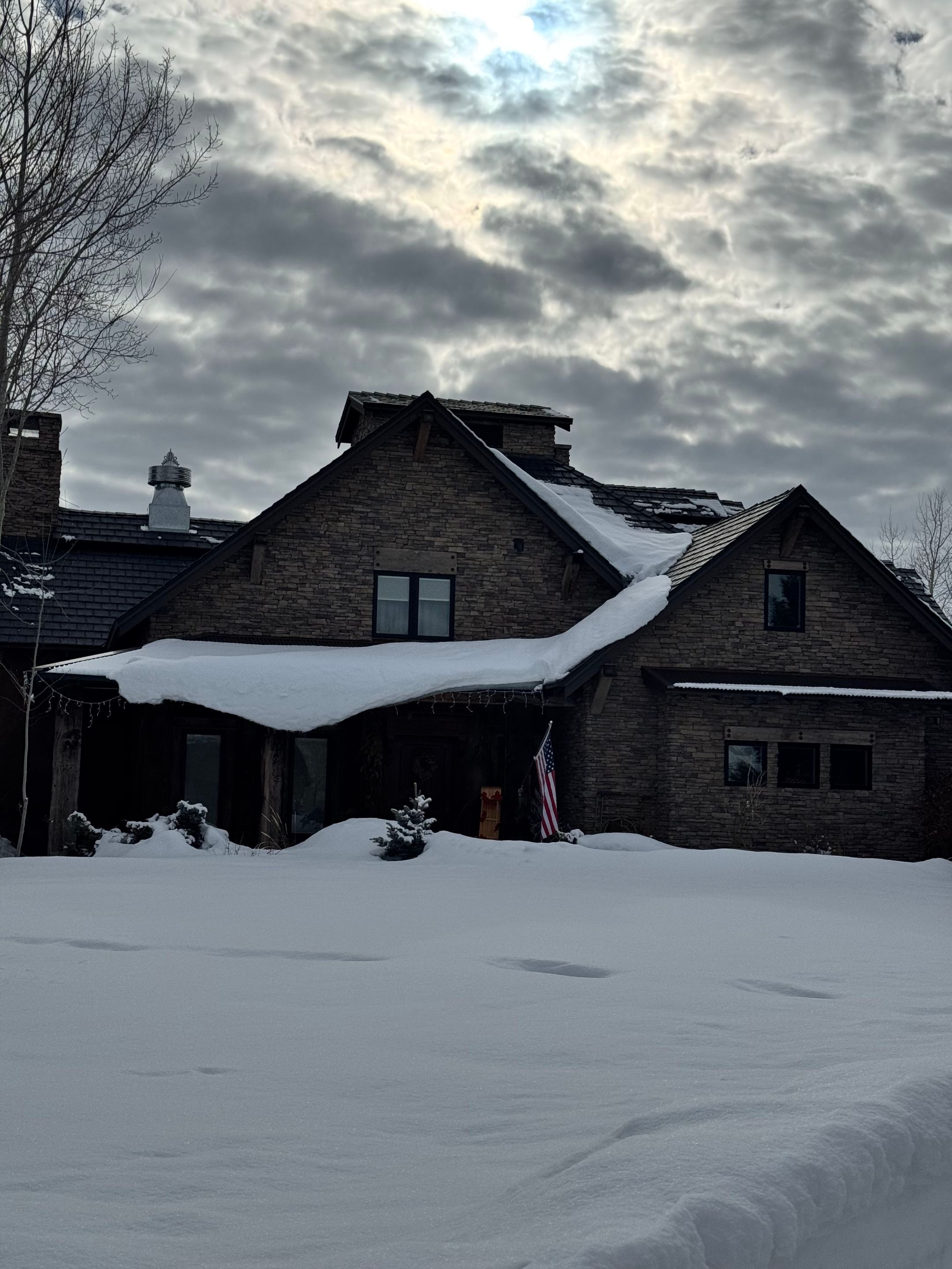 Residential Roofing Installation using Brava Synthetic Slate in Bozeman, MT by swagg construction