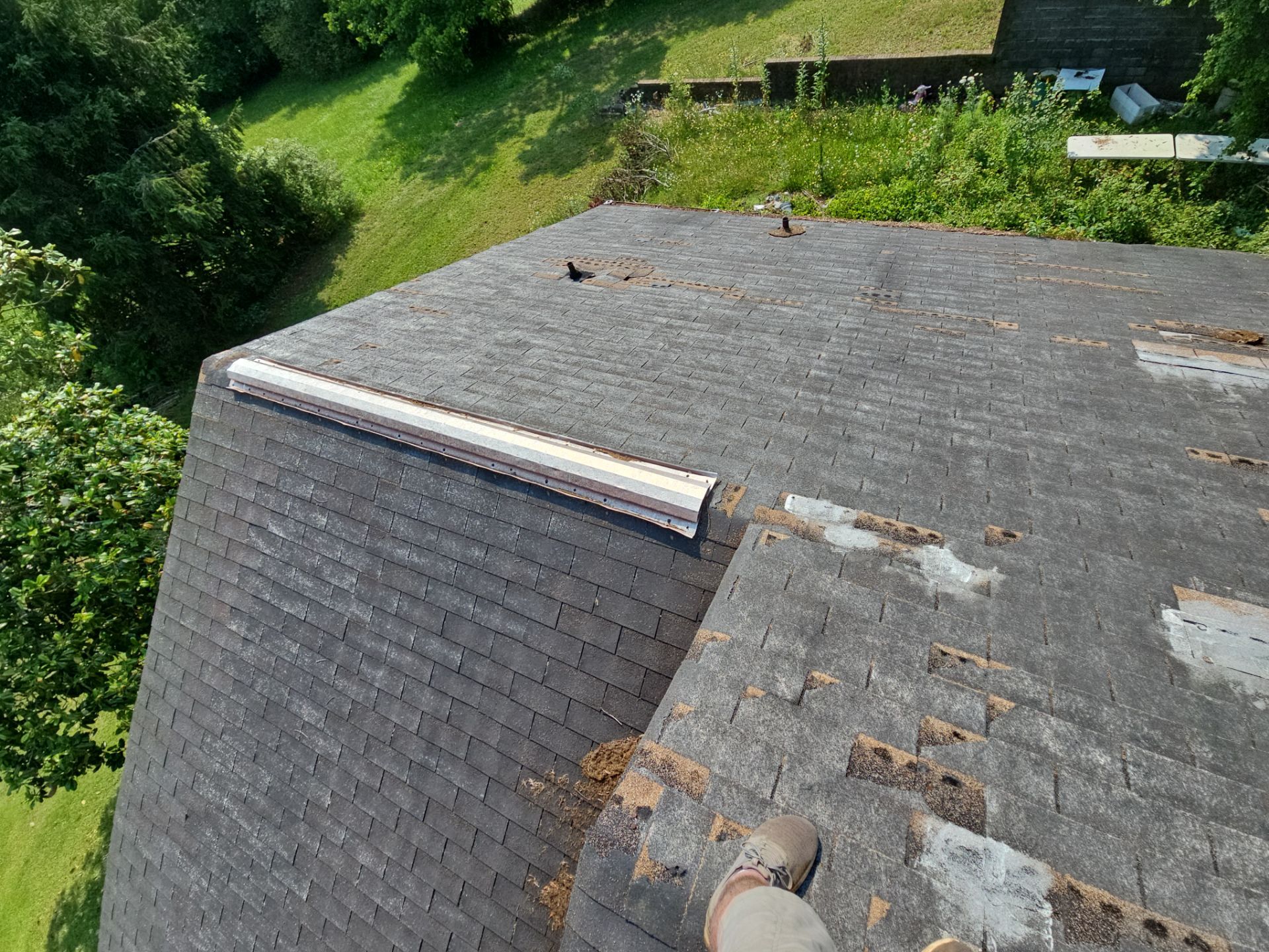 Syler roofing job by BROCK BUILDERS