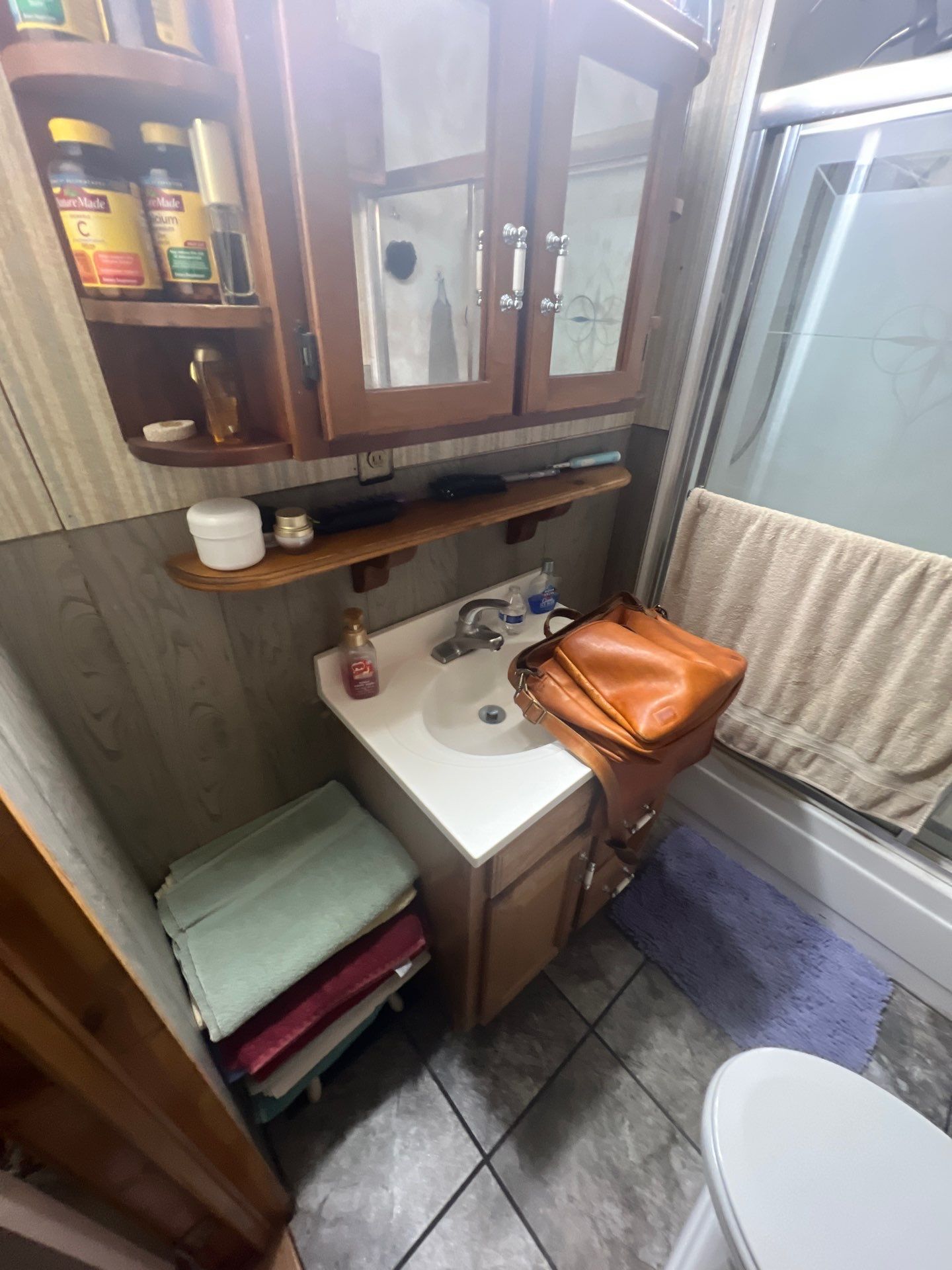 Small bathroom remodel with class! by The Shower Company