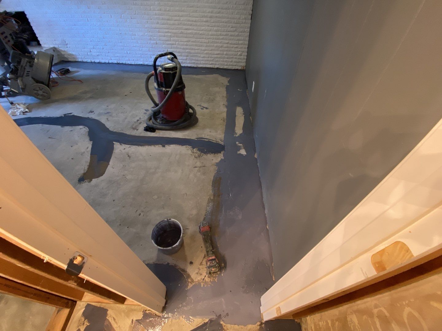 Basement using Silver Creek by Select Painting, Coatings & Garage Cabinets