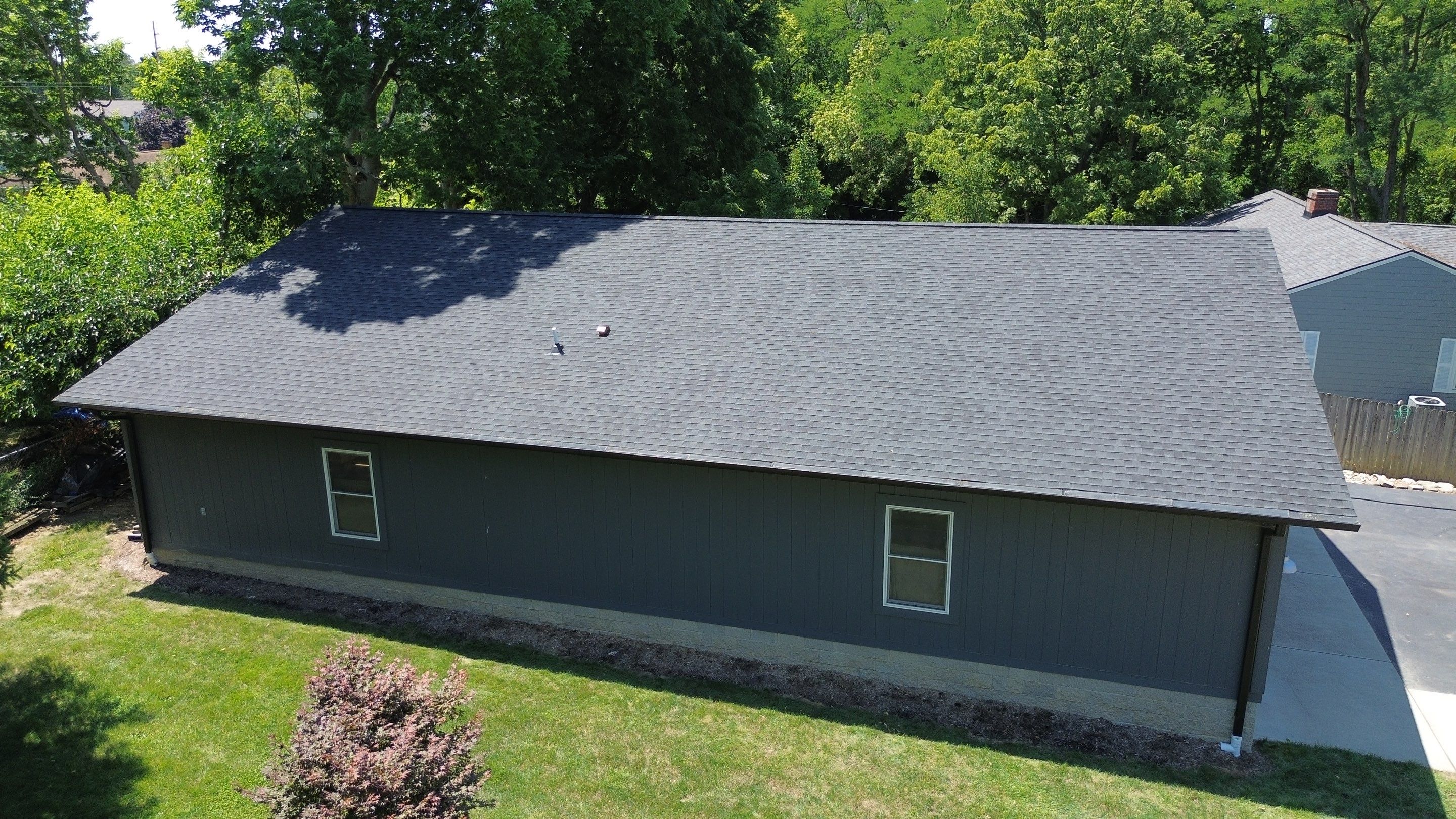 Project in Greenwood by Moss Roofing