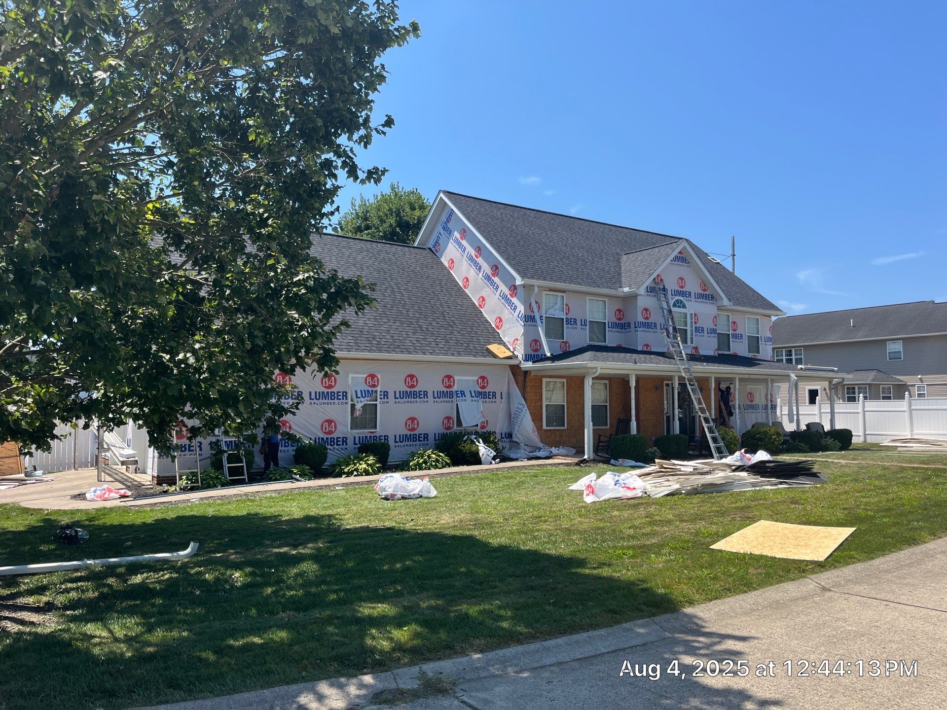 Siding Installation using Provia Siding by Fahey Roofing + Contracting