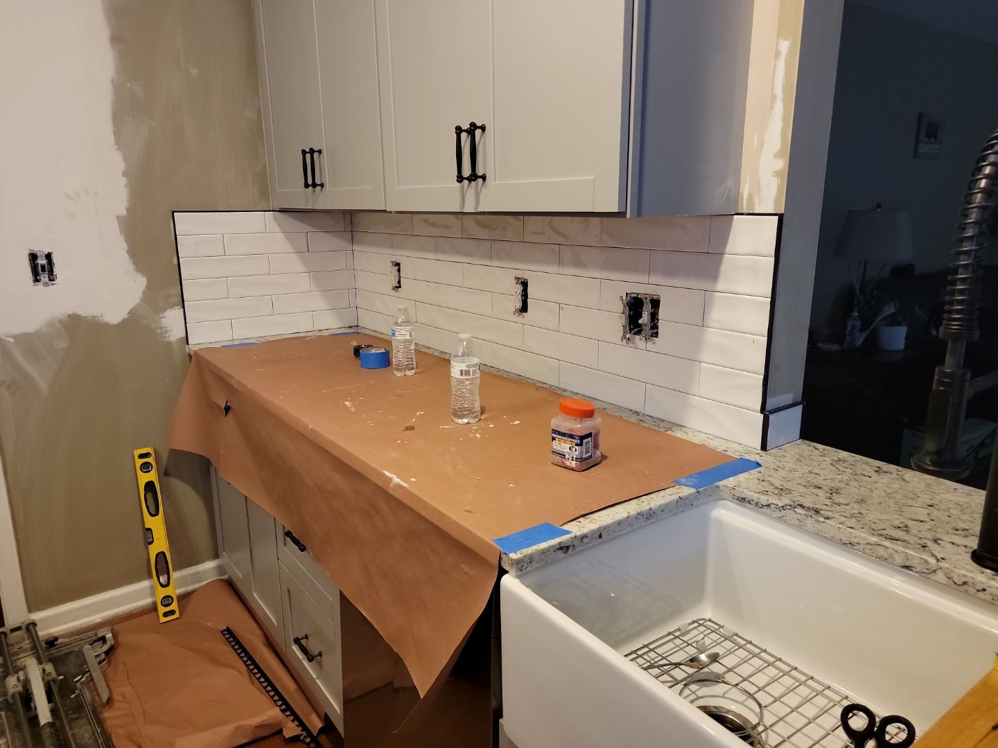 Tile Kitchen backsplash by Footprints Floors of Nashville