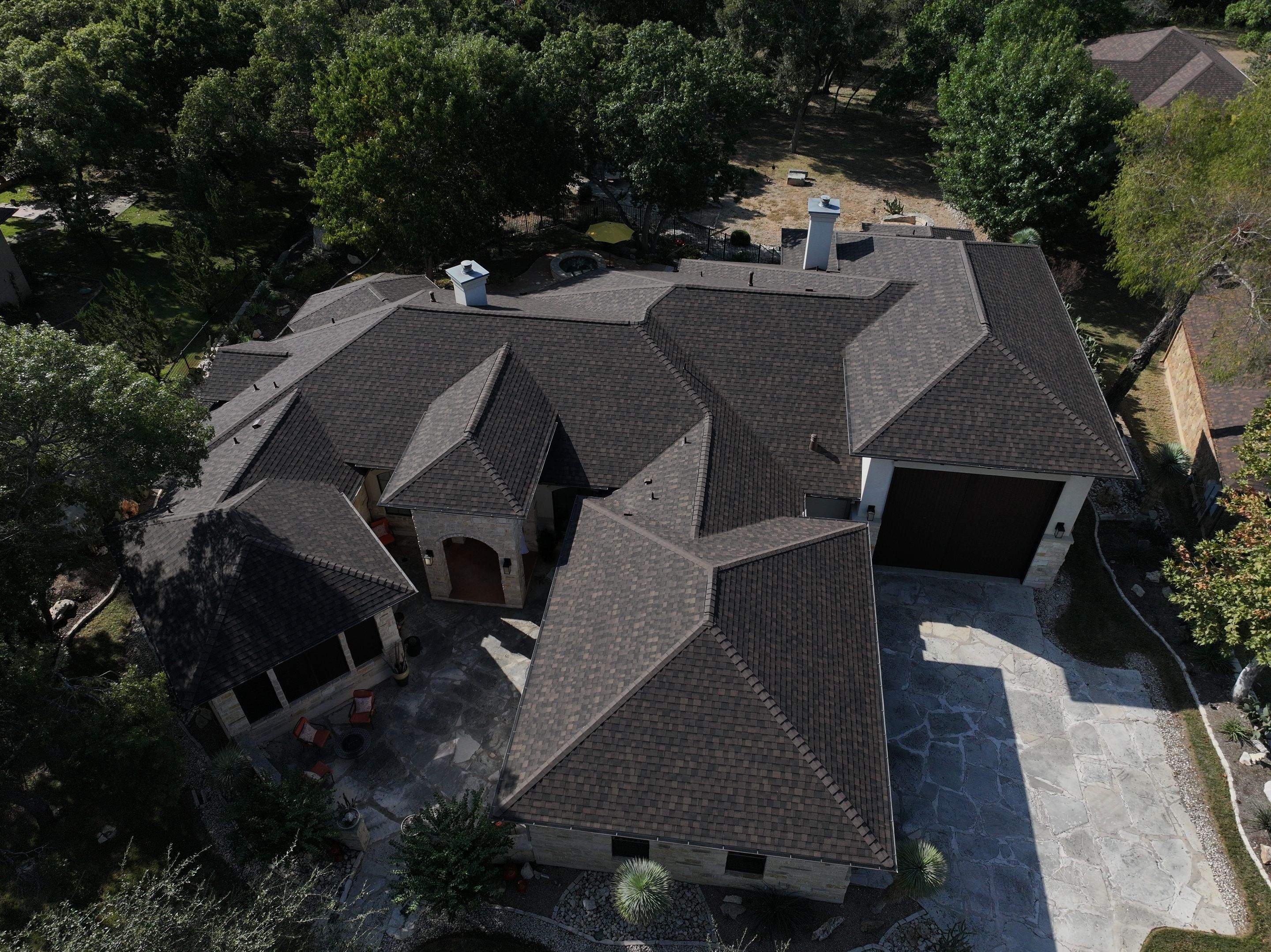 Shadow Brown Shingles by Perennial Roofing