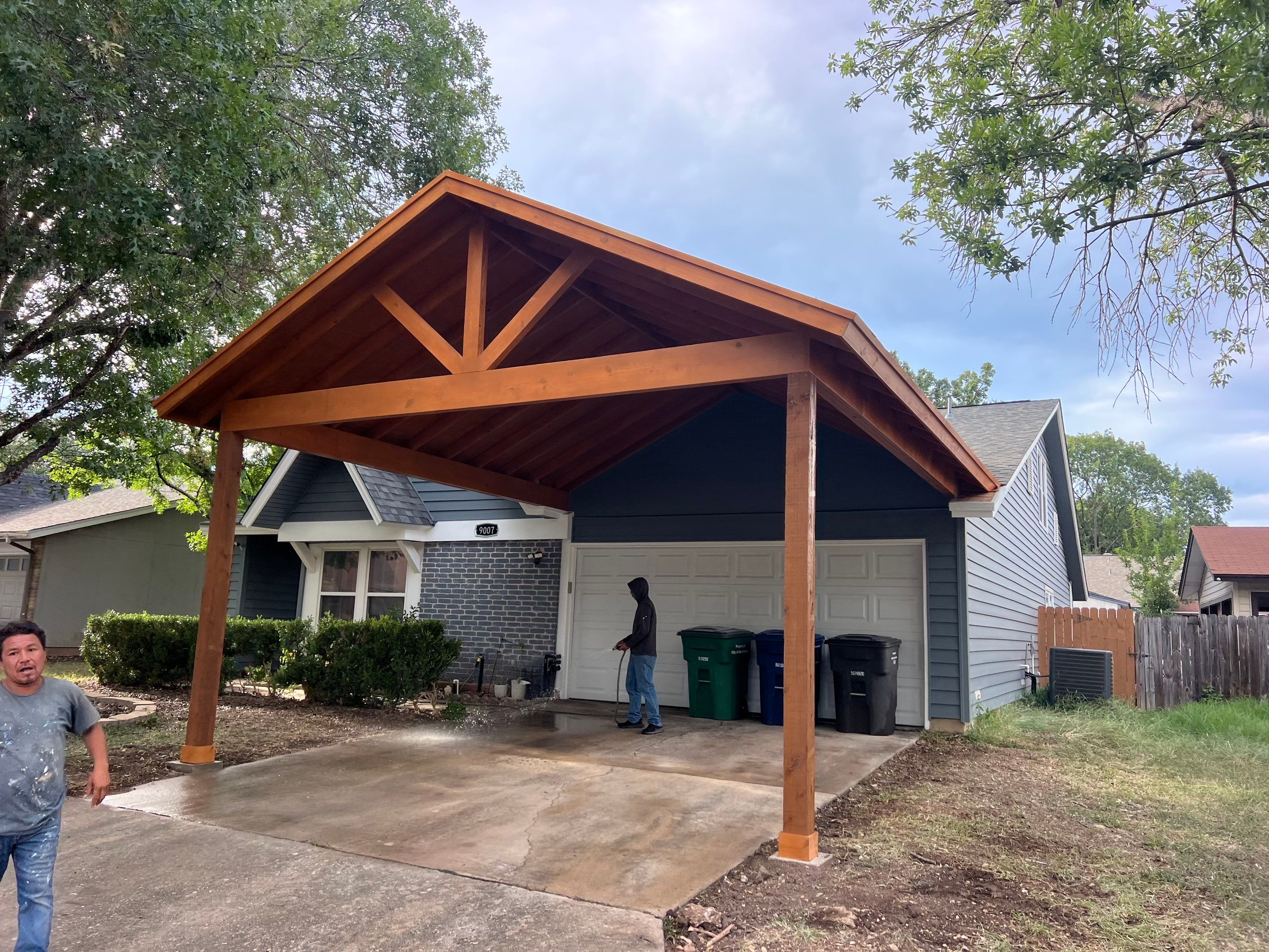 Roof Replacement & Carport Addition Project in San Antonio by Ayan Roofing, LLC