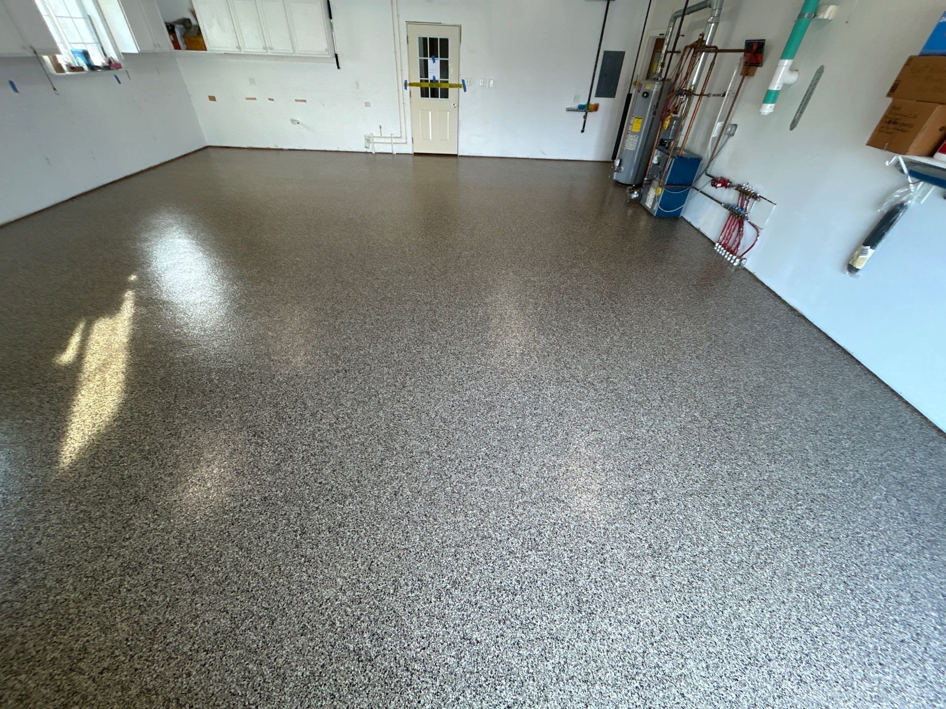 Aztec Beige Coating in Michigan City, IN! by Innovative Spaces / Innovative Concrete Coatings