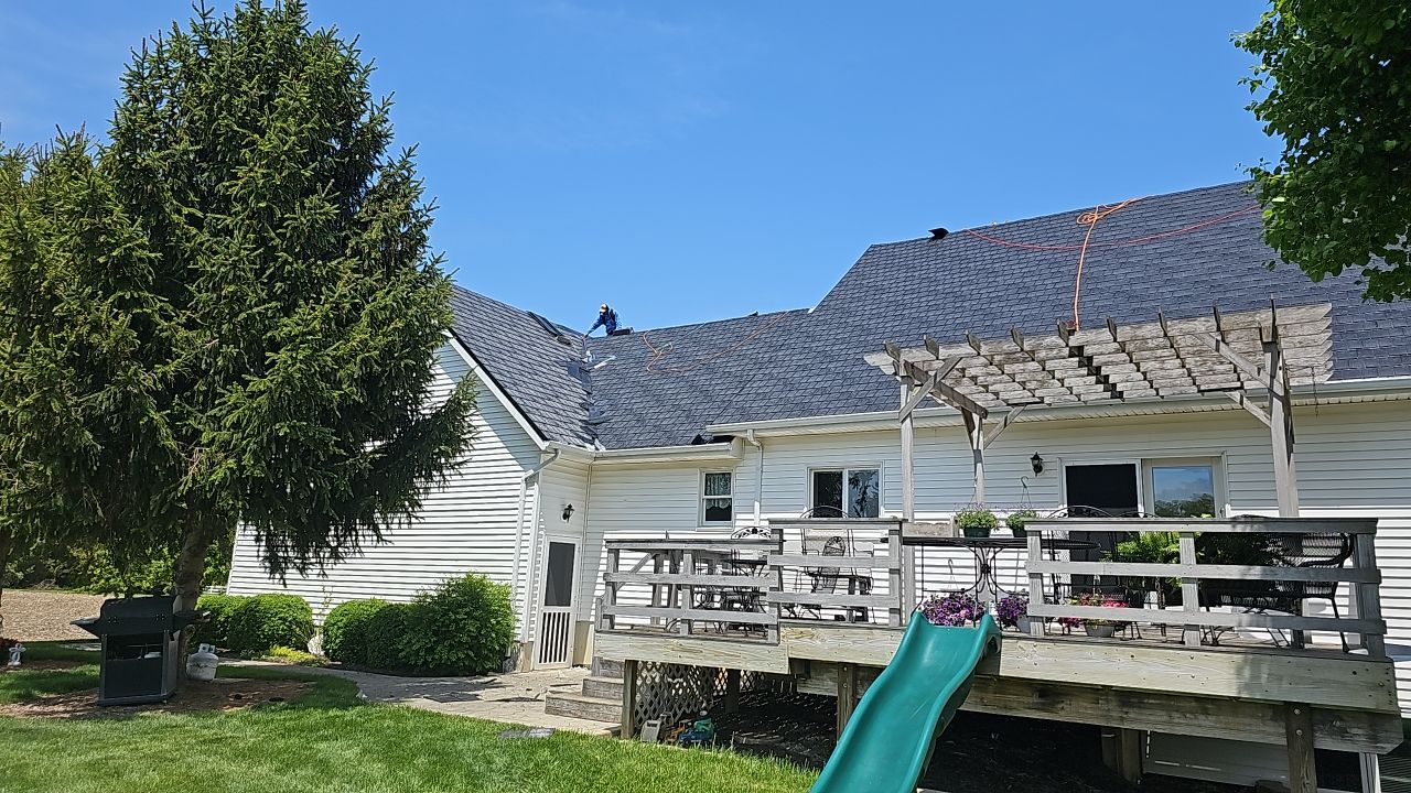 Residential Roofing Installation using Euro Shield Beaumount Shake Black by Nitro Roofing and Construction