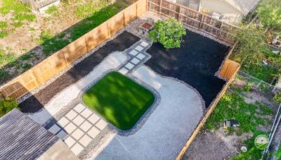 Low-Maintenance Front & Backyard Makeover, South San Antonio TX