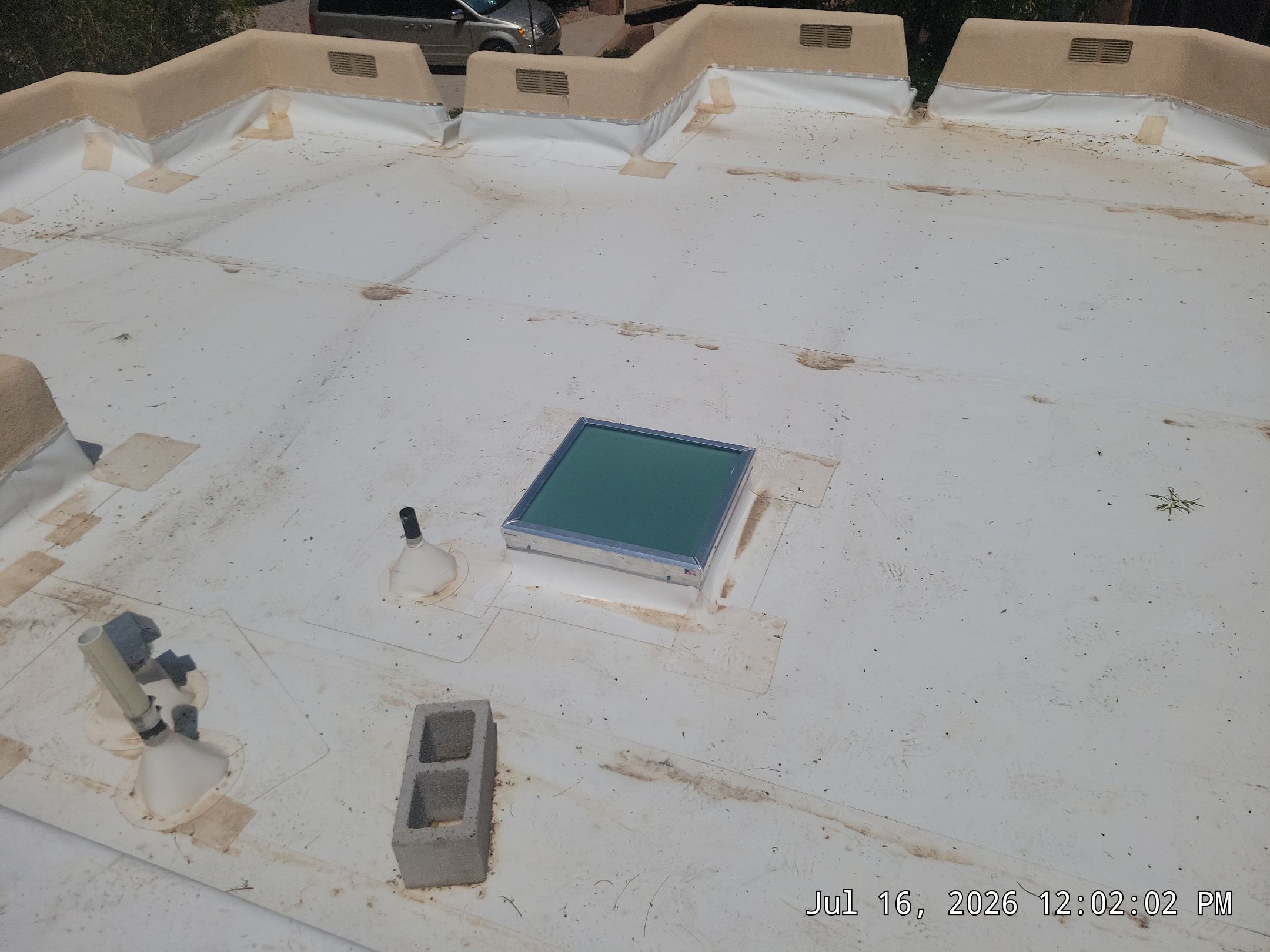 Low-e Glass Skylight Installation in Rio Rancho by Doyle Roof Masters Inc