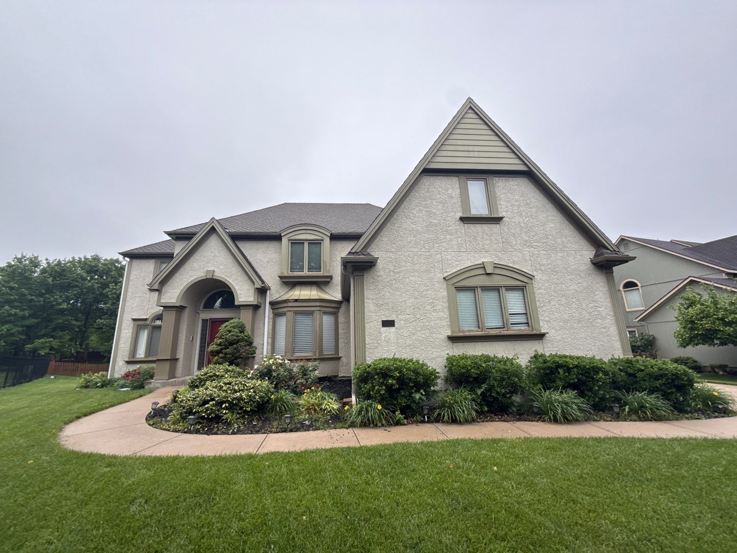 Exterior Painting and Extensive Wood Rot Repair in Overland Park by Cougar Painting