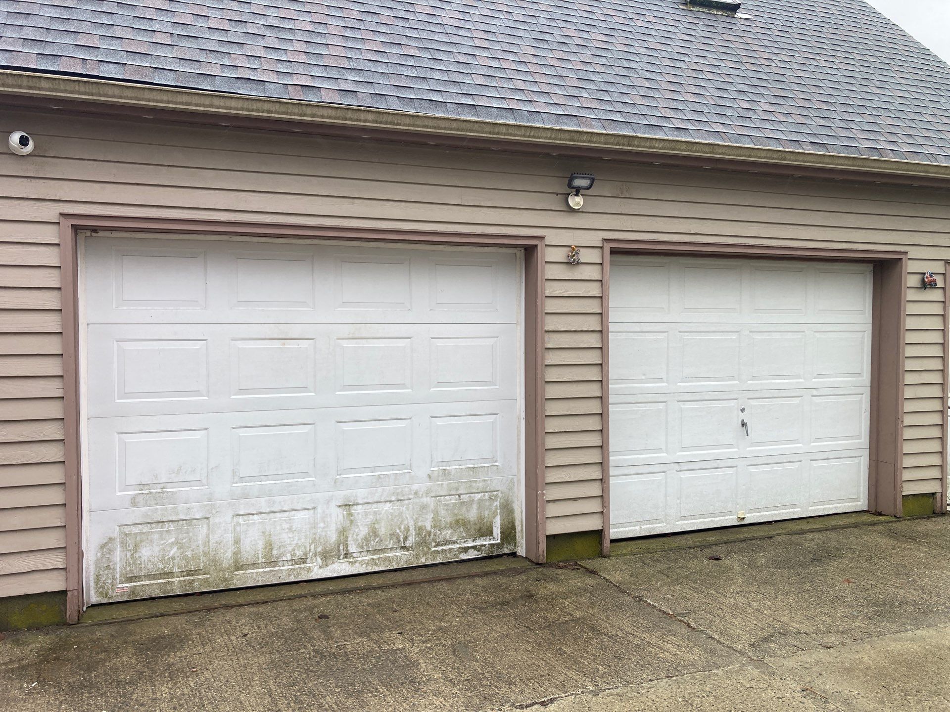 Garage Door Installation using Amarr Olympus Garage door by DiGiorgi Roofing and Siding Inc