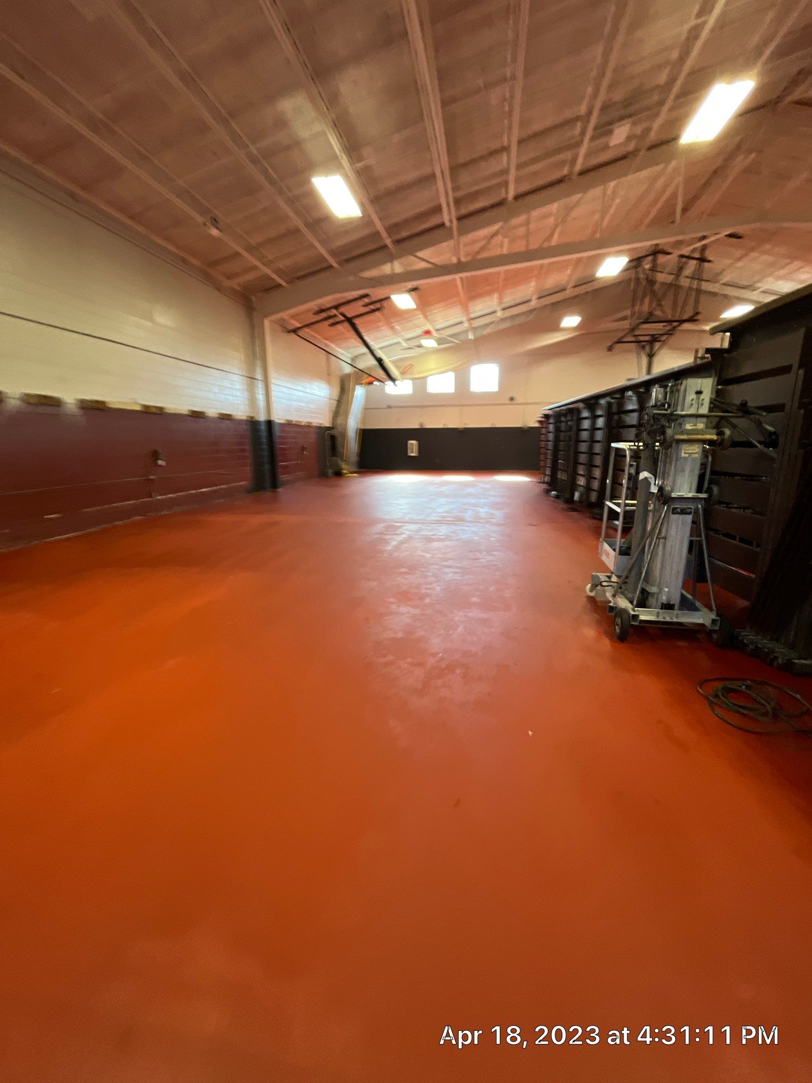 Mercury Remediation - Gym Flooring by EAS Environmental, LLC.