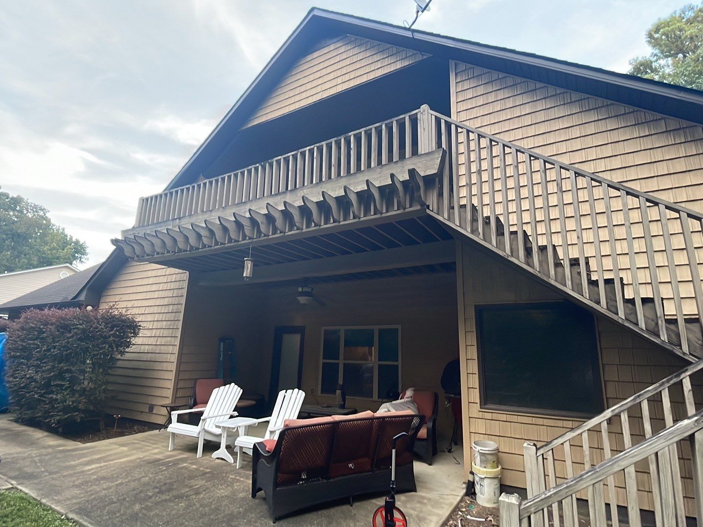 Million Dollar Lake - Deck and Fence by Pillar and Pine