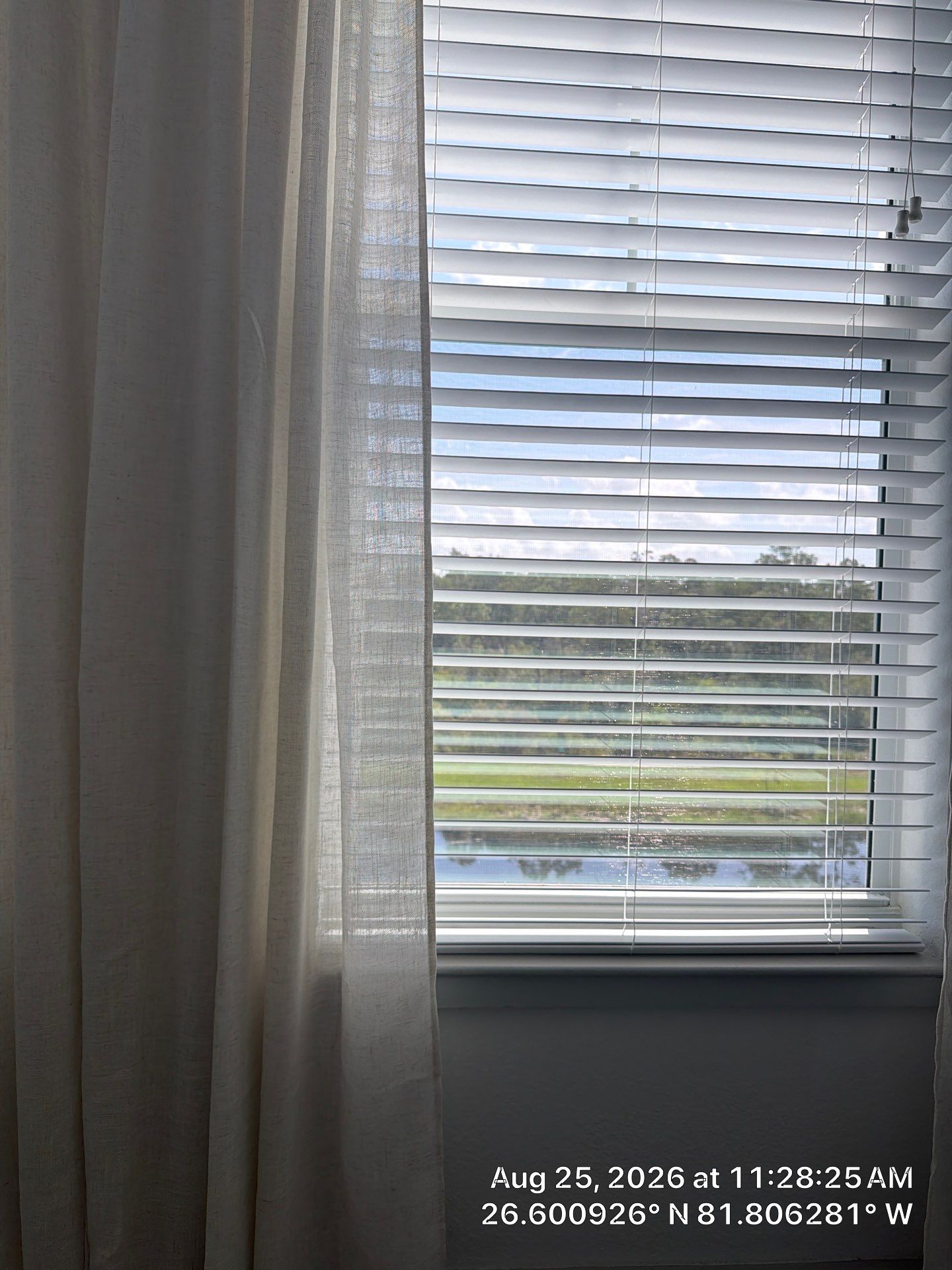 Custom Window Treatment and Horizontal Blind Installation in Fort Myers by CompanyCam Sales Demo
