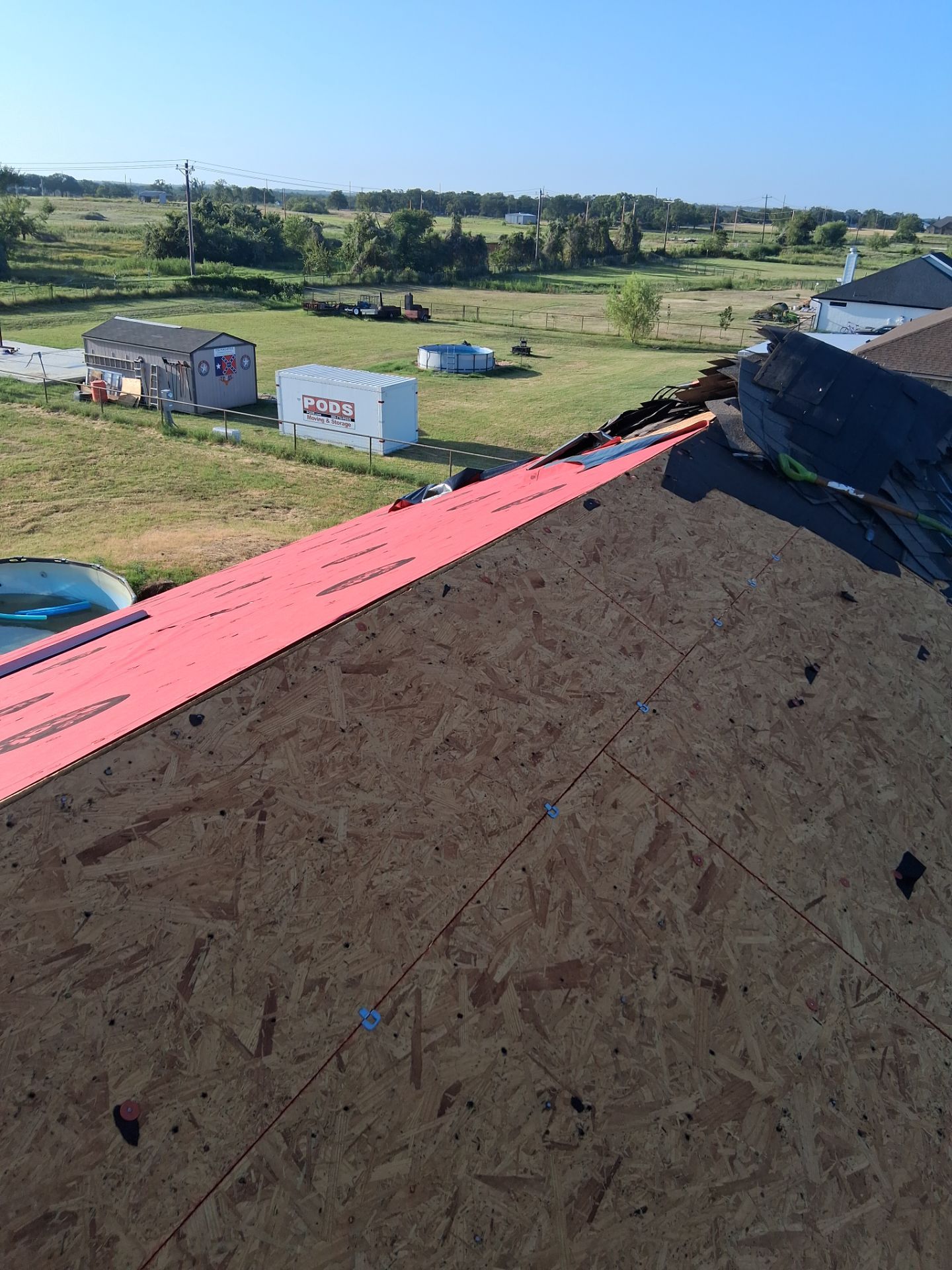 Residential Roof Replacement and Decking Repair in Springtown, Texas by Performance 1 Roofing