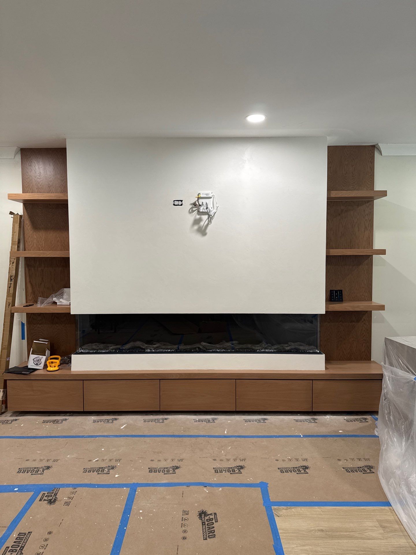 Modern Marietta Interior Renovation with Custom Built-ins and Wine Cellar by Swift Home Renovations