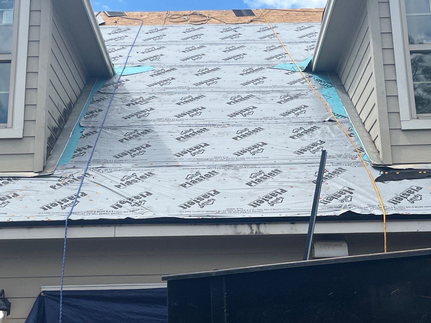 Residential Roof Replacement using GAF HDZ - Charcoal shingles by Elite Roofing LLC