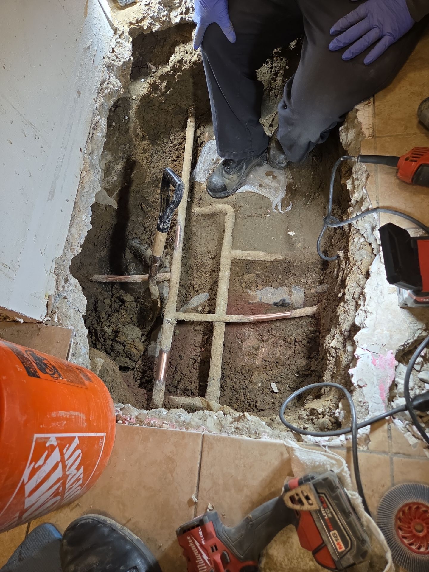 Slab Leak Repairs by Professional Plumbing Inc 