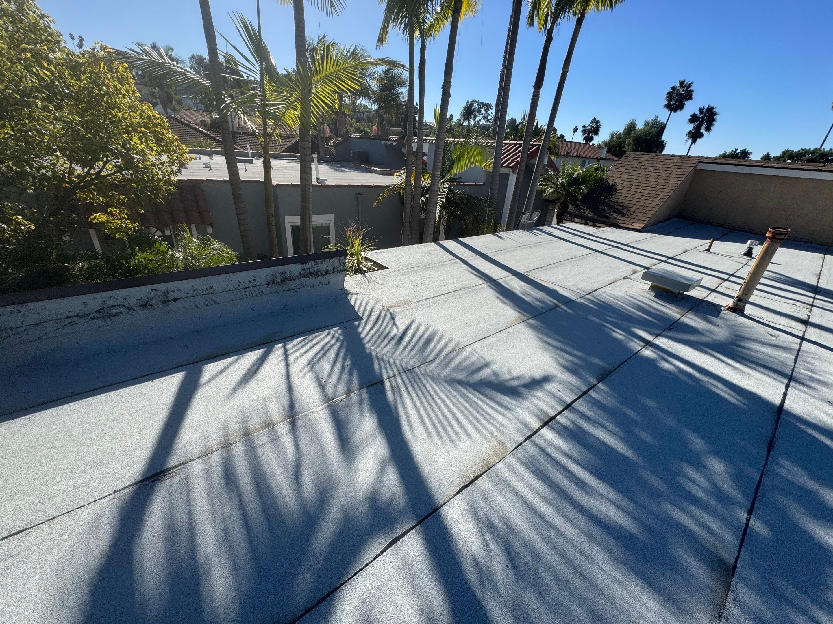 Residential Flat Roof Torch Down Replacement in Carlsbad by Zenith Roofing Services