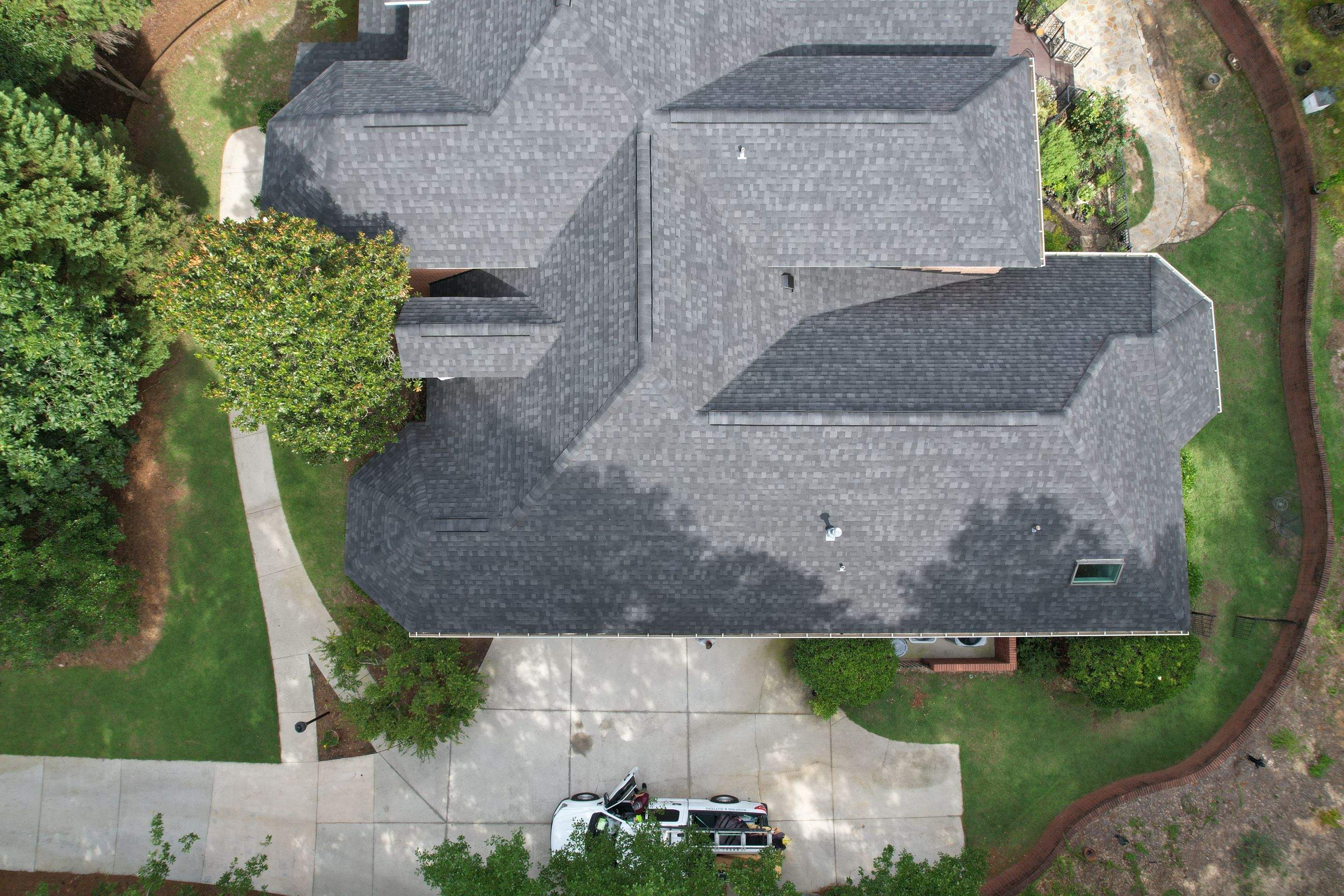 Roof Replacement- IKO Granite Black- Aiken by South Point Roofing