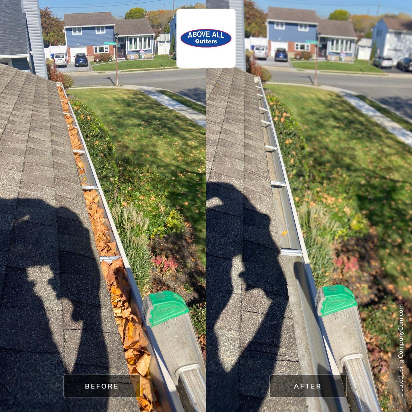 Gutter Cleaning using Gutter Cleaning Supplies by Above All Gutters 