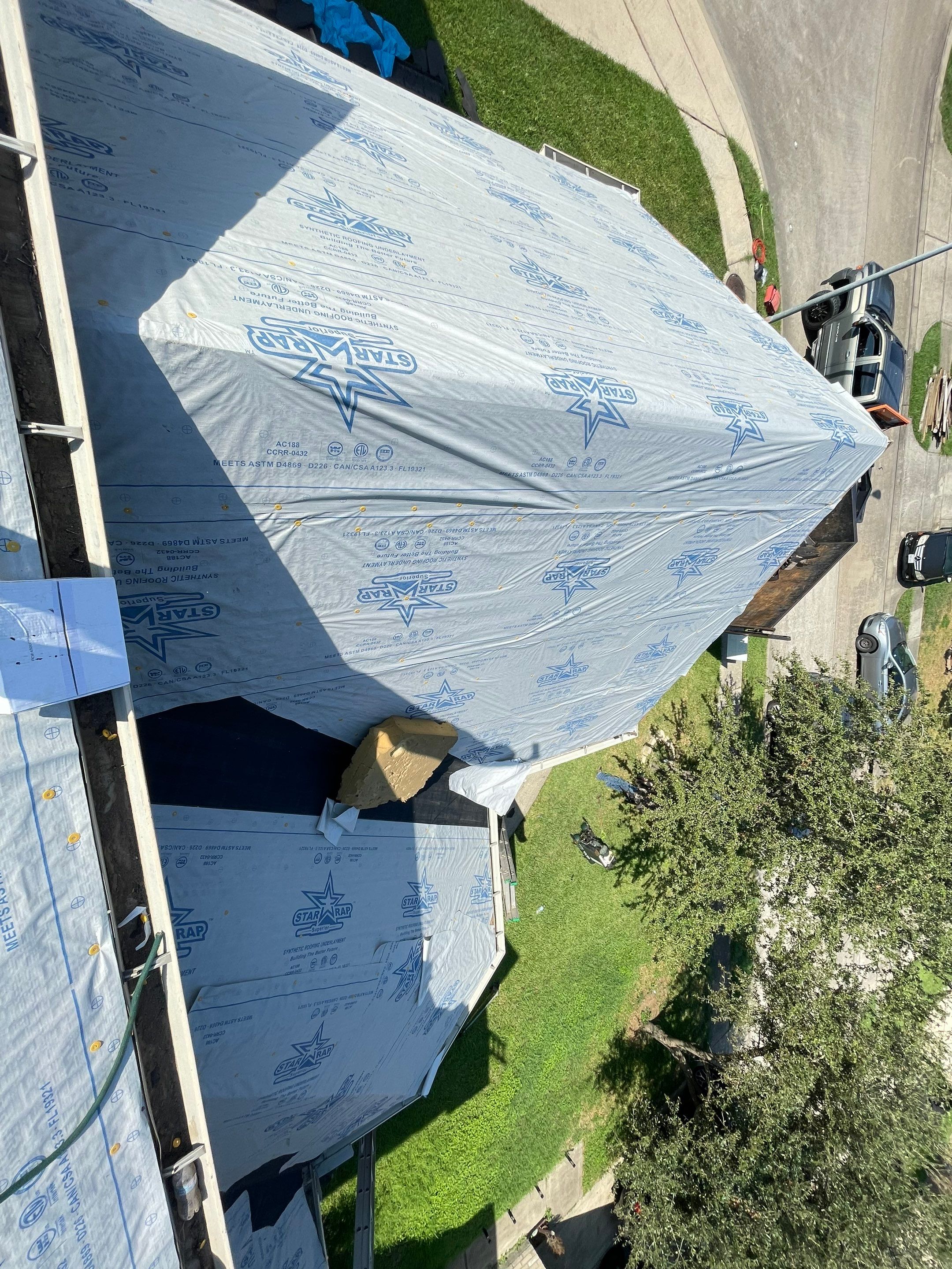 Residential Roofing Installation using Tamko Heritage® Series Rustic Black by CAP Roofing and Construction LLC
