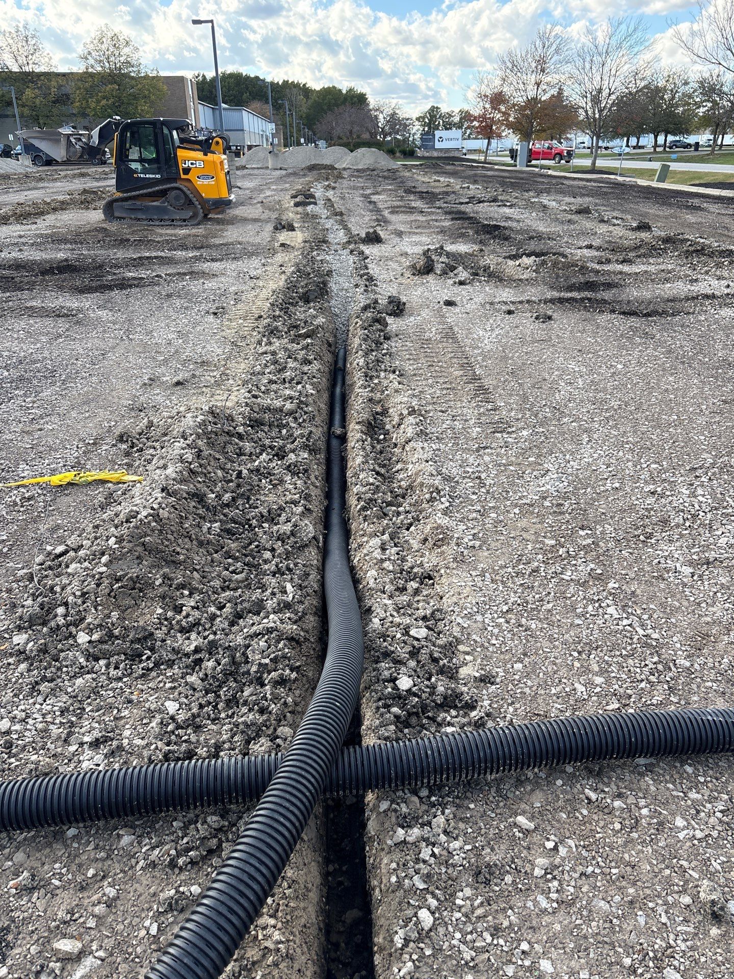 Employee Parking Lot by Concrete One Construction