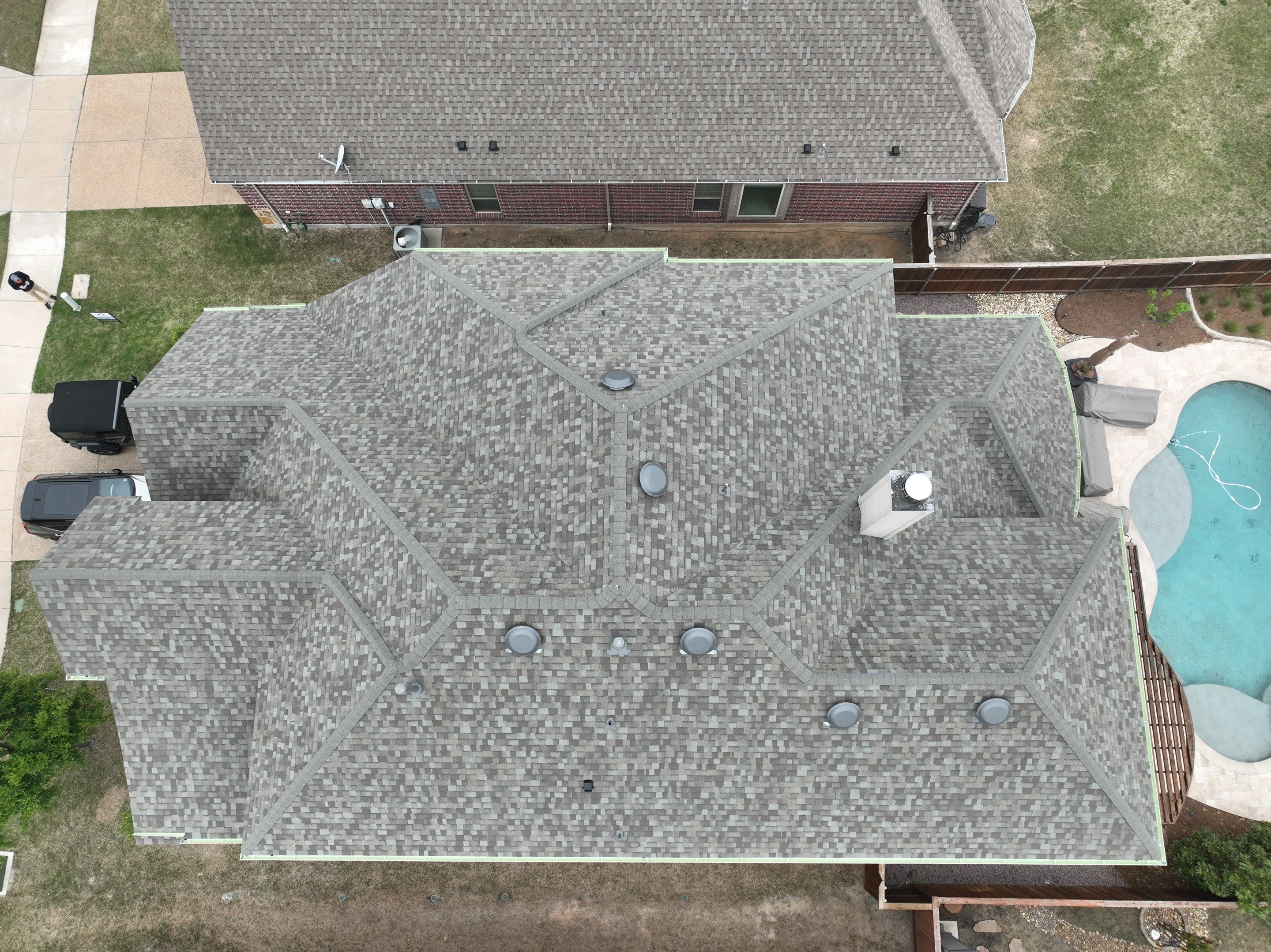 Residential Roofing Installation using CertainTeed Landmark MaxDef Weathered Wood by OneSource Roofing and Restoration