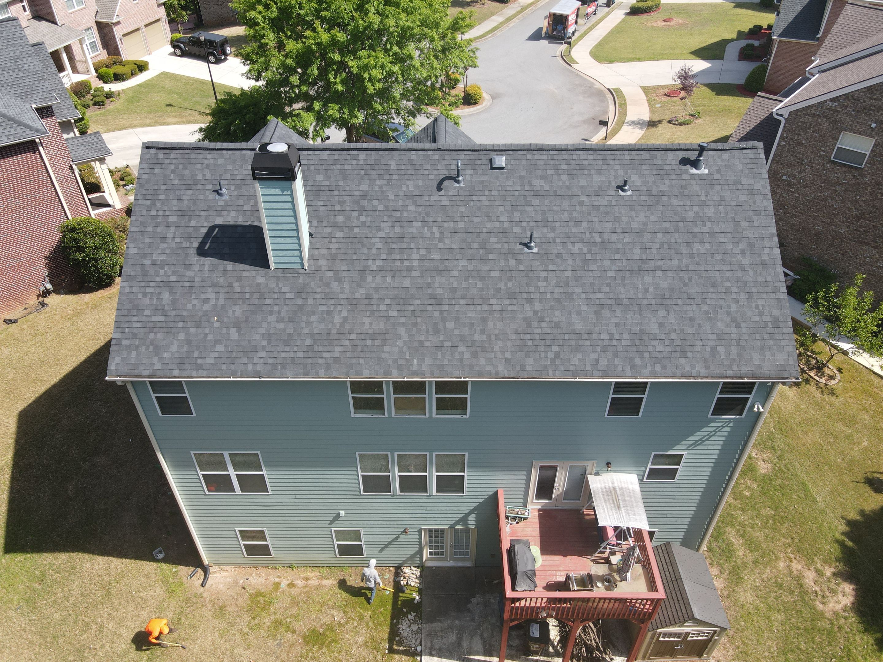Residential Roofing Installation using Owens Corning Onyx Black by Inspector Roofing and Restoration