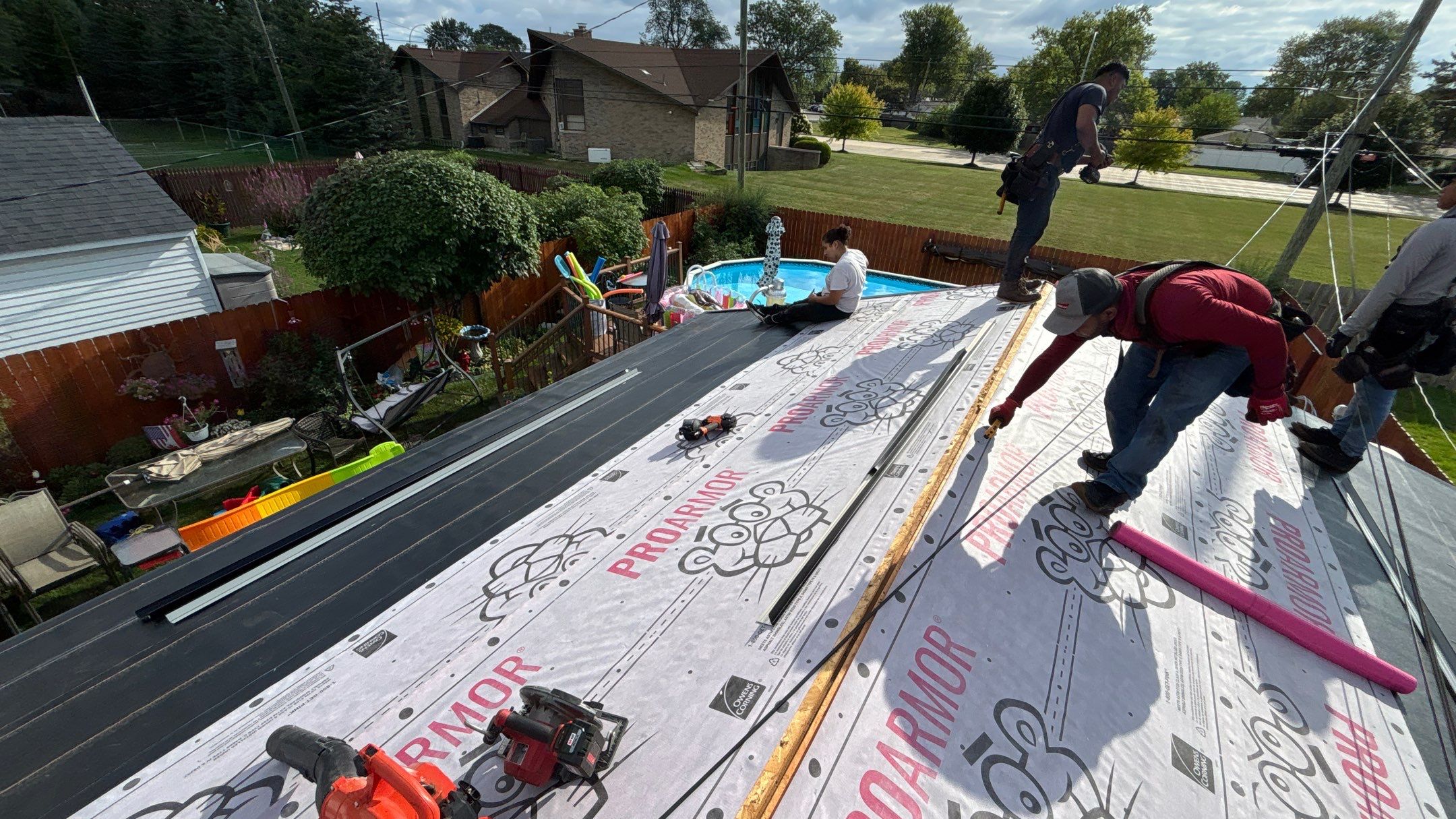 Roof Replacement using Owens Corning Slatestone Gray by 180 Contractors