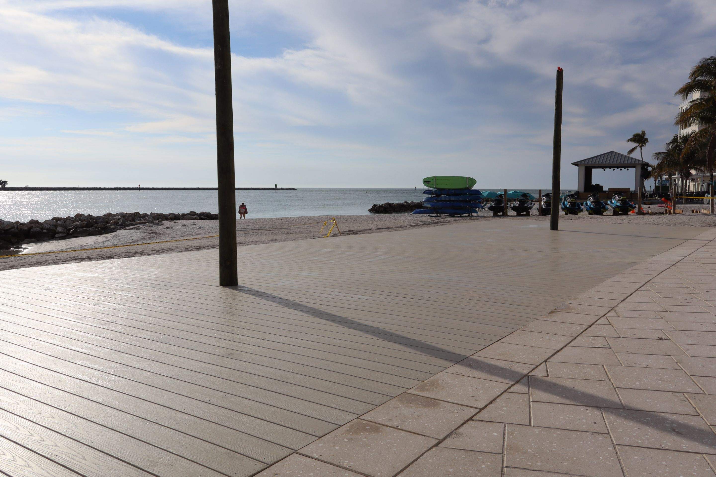 GulfView Hotel Deck Replacement – Clearwater, Florida by Orlando pergolas 