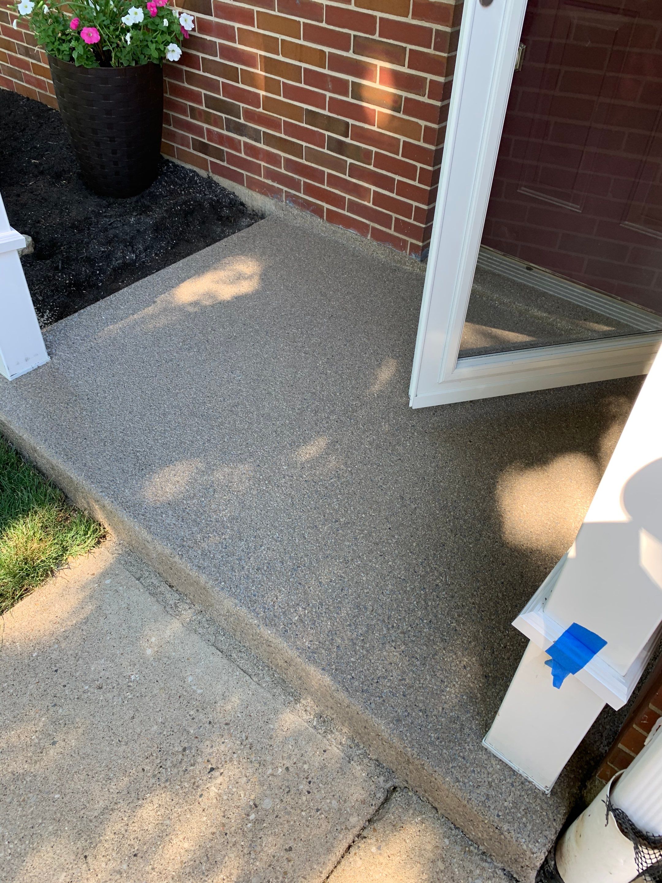 Patio Installation using Flint by Your1DayFloor.com