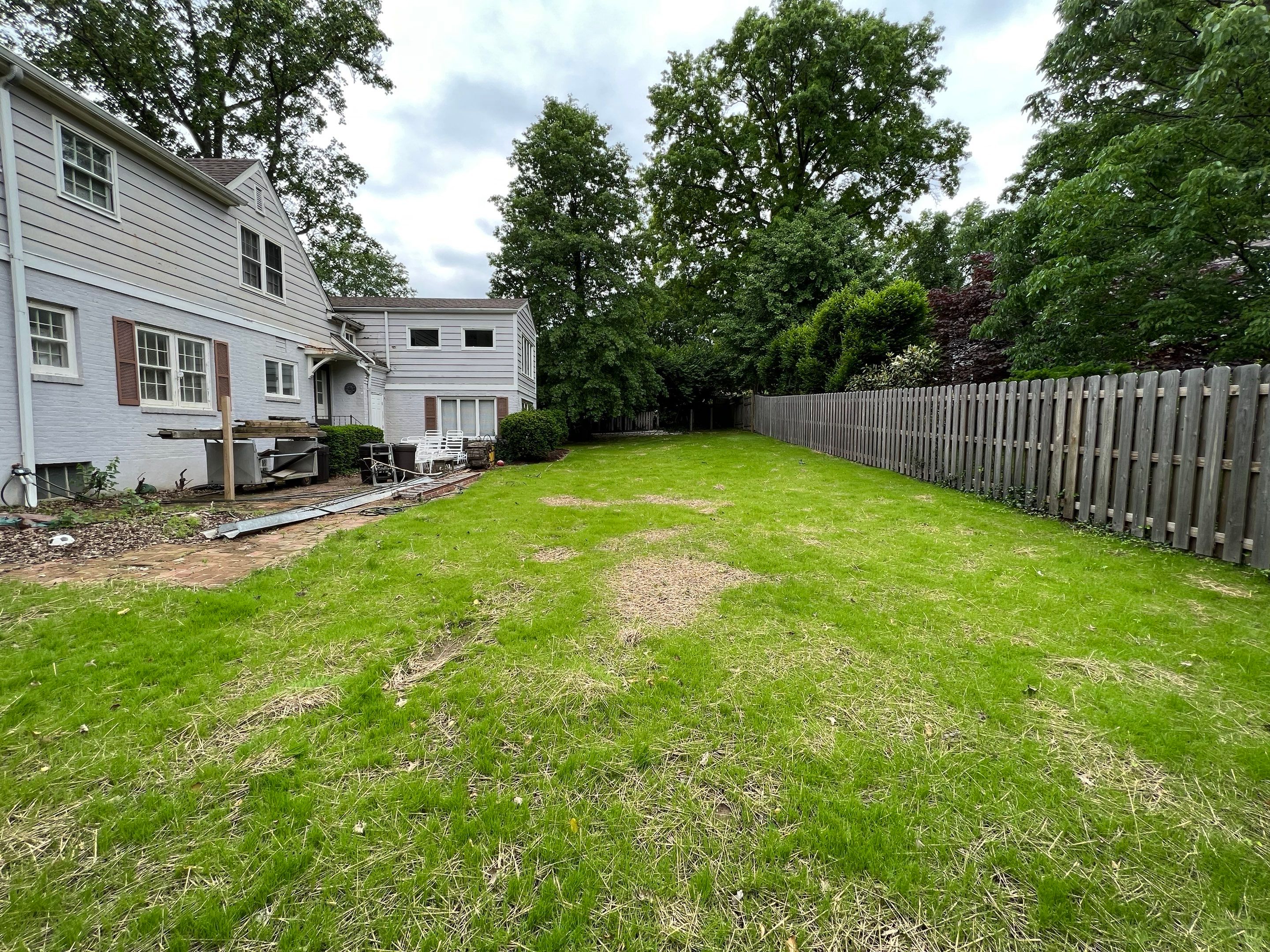 Rear Yard Turf Restoration by Reisenberg’s Lawn & Landscape, LLC